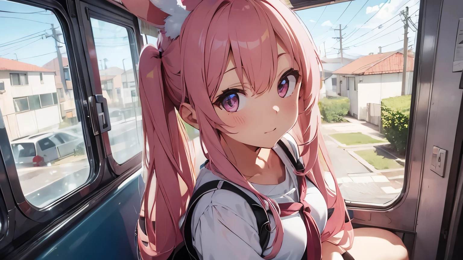 In the bus