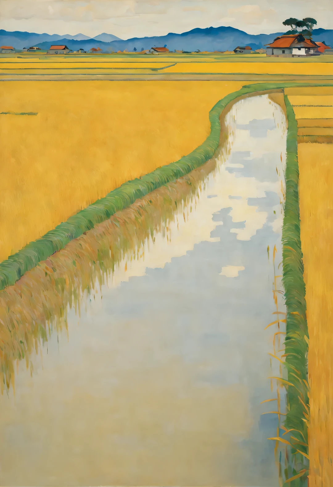 Endless rice fields，Autumn breeze, Hodler, Klimt, Klee