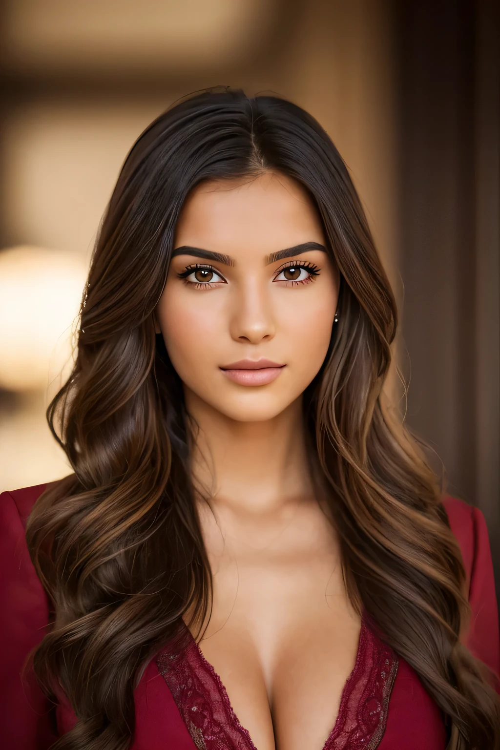 photo d'une jeune fille marocaine de 25 ans, BRUT, Belle femme, (extra long wavy brown hair), ((portrait)), ((detailed face:1.2)), ((detailed facial features)), (finely detailed skin), pale skin, high detailed deep cleavage bodycon hasmat suit , environnement de mégapole, (couleurs froides), humide, humide, reflets, (chef-d'Ouvrages d'art) (proportion parfaite)(photo realistic)(best quality) (detailed) photographié sur un Canon EOS R5, objectif 50 mm, F/2.8, HDR, (8K) (fond d'screen) (Cinema lighting) (dramatic lighting) (acuity) (complexe) mode
Négative Prompts