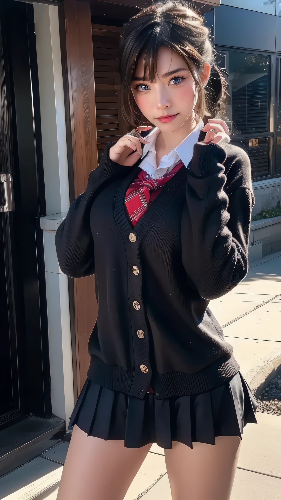 NSFW,school uniform,(random place),(random porn poses:1.5),(random hairstyle),(movie-like scene,best image quality,(8k), Super realistic, 最high quality, high quality, High resolution, high qualityな質感, high detail, beautiful, Detailed, Highly detailed CG, detailed texture, realistic facial expression, masterpiece, before, dynamic, bold)