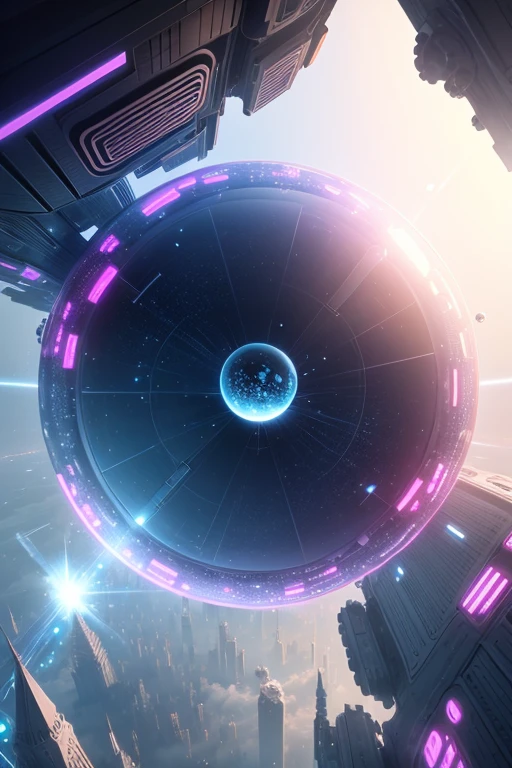A complex Bubble structure in a futuristic city