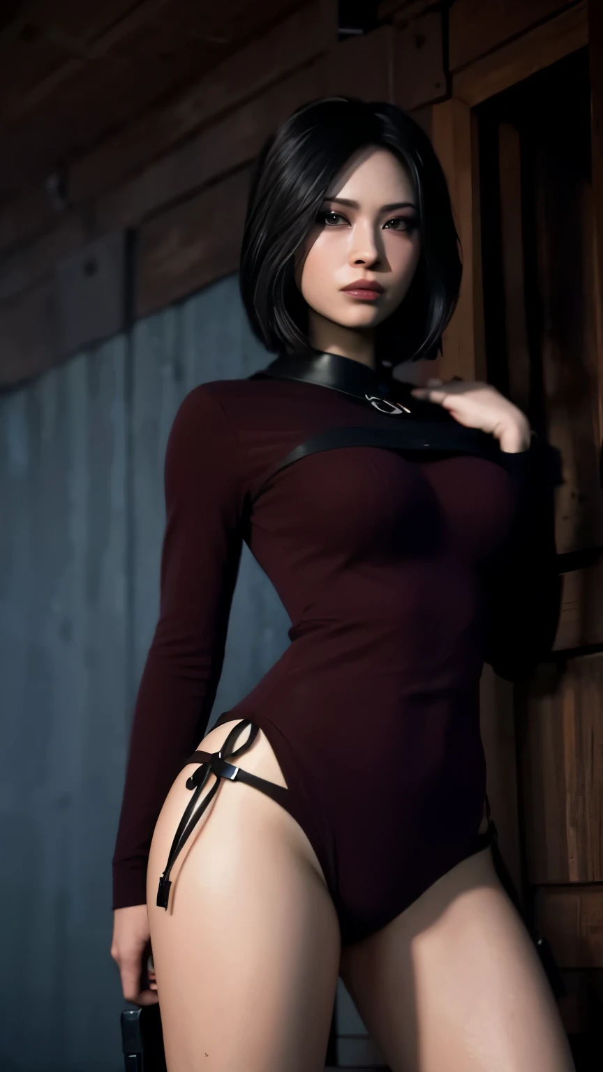 (masterpiece, highest quality:1.2, whole body), 1 girl, alone, lean body, thighs, groin,