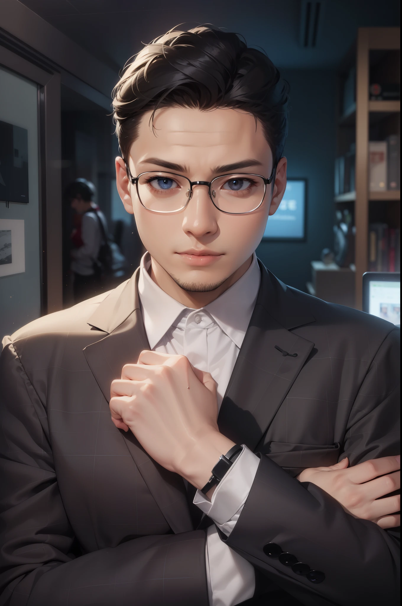 (Award-winning digital art: 1.3) from (Sketch: 1.3),(Energetic:1.3), CGSociety, ArtStation,(Saturated:1.3),(full body:1.3),(Male:1.4),(manly:1.4 ), (attractive: 1.3), two young men in the traditional Vietnamese costume, short hair, black hair, perfectly detailed eyes, perfectly detailed faces, perfectly detailed hands, studio lighting, light red and dark indigo, 32k UHD, stark and unfiltered