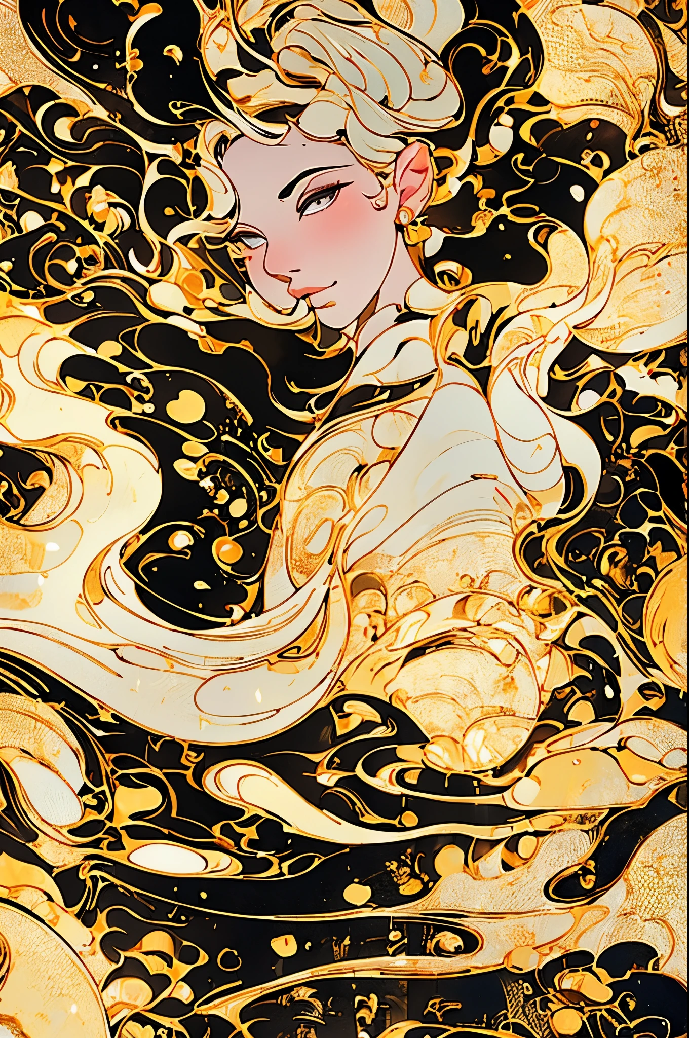 Umalinda warrior sexy, pretty face, Delicious Company, Alluring figure, Wearing a sexy open kimono. The artwork is created in a medium reminiscent of Japanese ink paintings....., 具有大胆的笔触和Monochromatic color palette. artist'Masterful technique reveals the intensity and power of the image'sense of presence,with the highest quality, Perfectly capture every detail with ultra-high resolution. Textures and intricate patterns on kimonos are rendered with extreme precision. Lighting is carefully designed,Enhance drama, Features deep shadows and subtle highlights. General, The artwork exudes elegance and power, Combining traditional Japanese aesthetics with a modern feel. Monochromatic color palette, Combine details, Create captivating and immersive experiences for your audience.