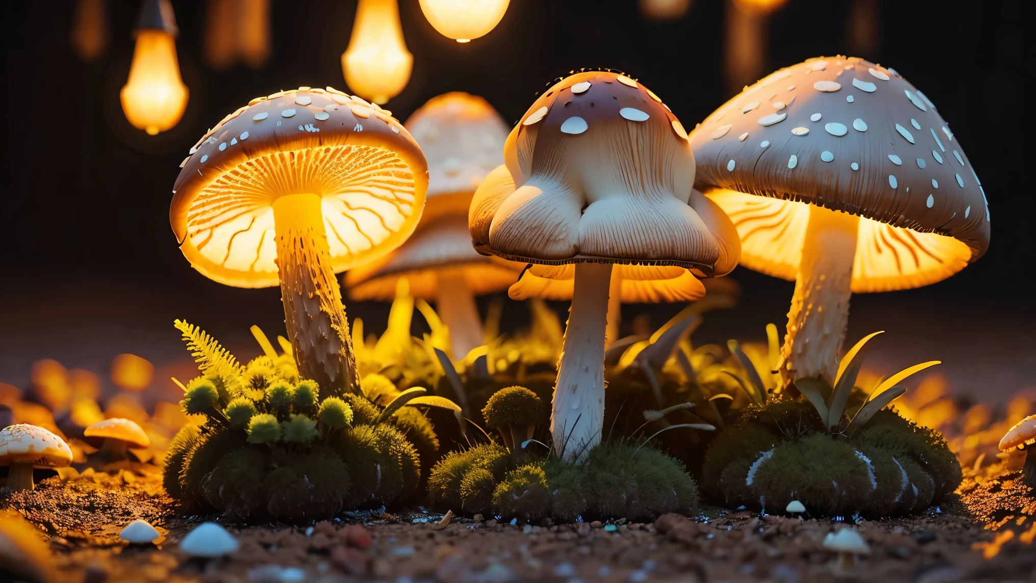 Night mushrooms