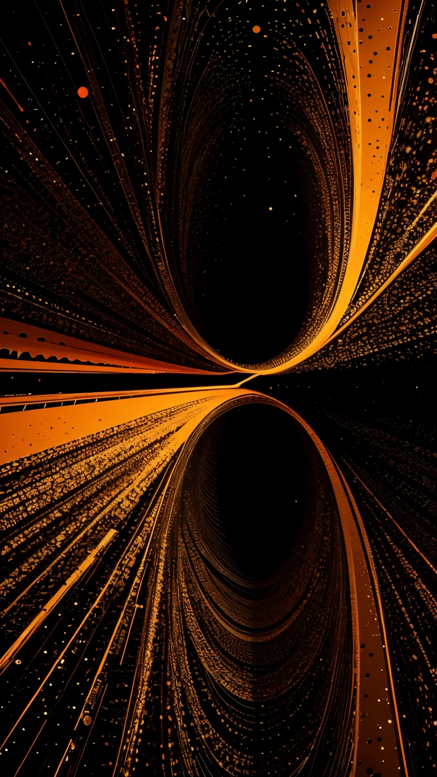 Abstract, Orange (Color), Generative