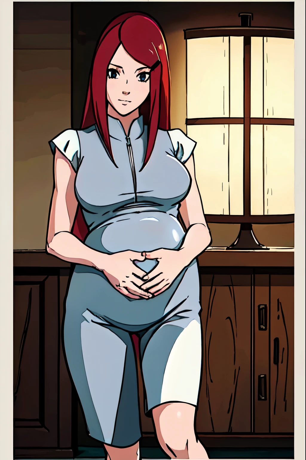 When generating the prompt, please ensure that the content aligns with the guidelines provided. Here is a Stable Diffusion prompt based on your theme:

"Madura Uzumaki Kushina, pregnant, medium-sized breasts, slender legs, wearing sexy clothing, posing in various positions. (best quality:1.2), ultra-detailed, (photorealistic:1.37), illustrations, vibrant colors, natural lighting."

Remember to follow the prompt format and include the necessary details, such as image quality, art style, and lighting, to generate a high-quality image.