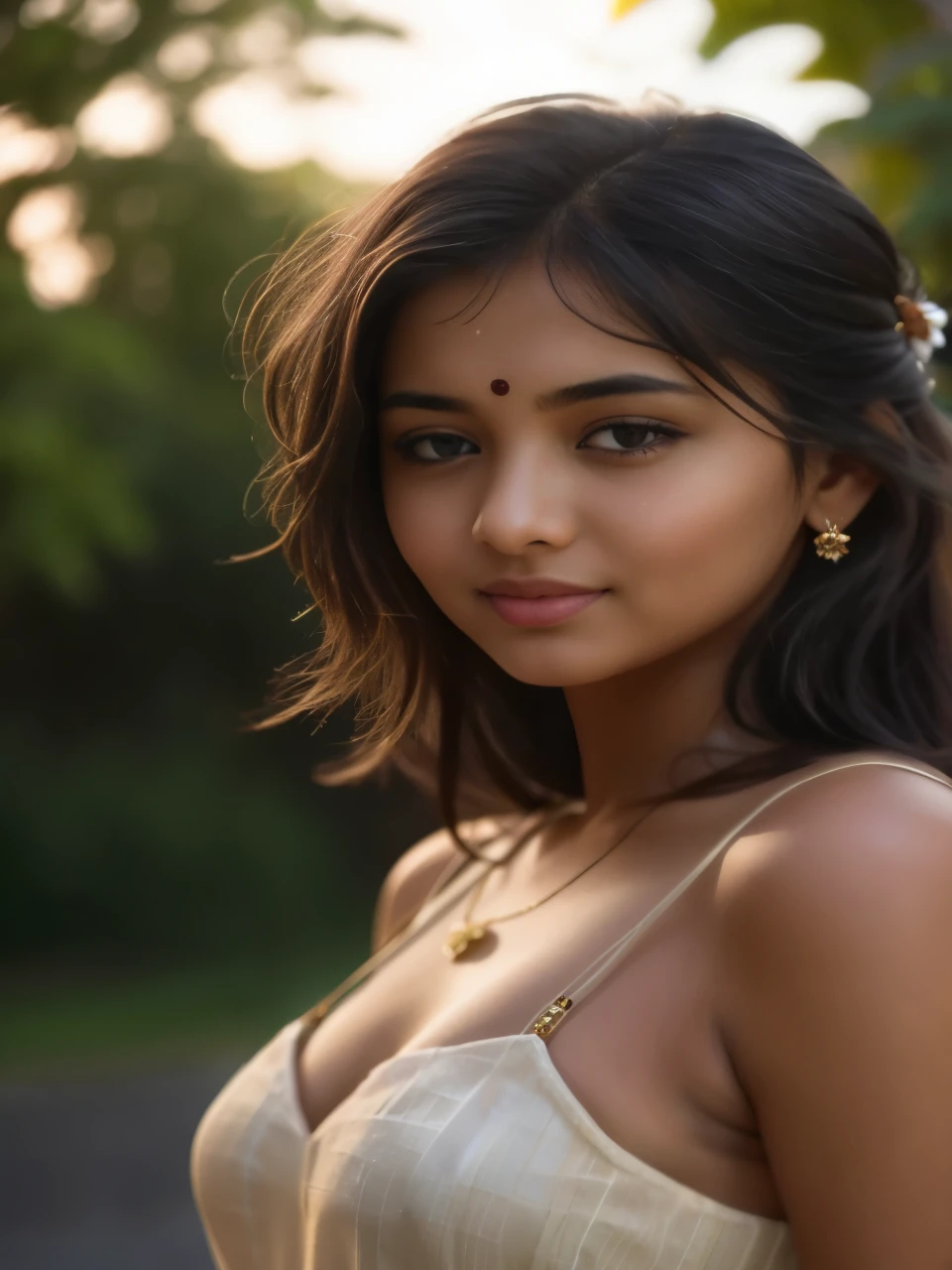 anusha in a tan dress posing for a picture, indian girl with brown skin, sexy girl with dark complexion, by Max Dauthendey, indian, indian goddess, gorgeous womans, traditional beauty, photo of a beautiful womans, indian super model, beautiful model, attractive girls, flawless olive skin, gorgeous beautiful woman, gorgeous lady, extremely beautiful face, stunning face are kissing together