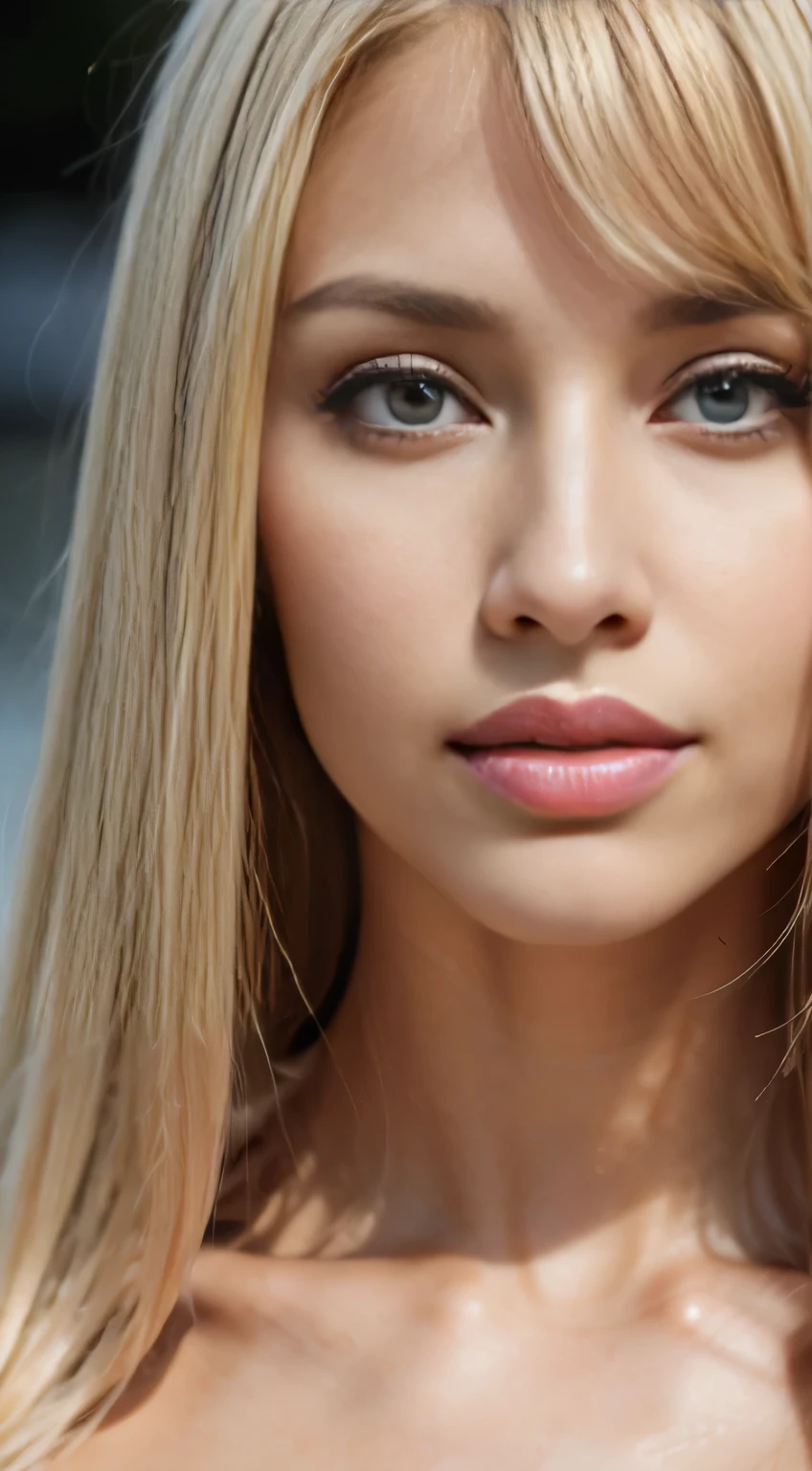 big crop29 year old blonde girl (hyperrealistisch) (Meisterwerk), glattes Haar mit Pony, Seidige Haut, no breasts (photorealistic), hot, blonde girl, Perfect goddess, slightly opened mouth, very detailed shiny eyes, DSLR-Beleuchtung, SLR camera, Ultra quality, Sharpness, depth of field, Filmkorn, Fujifilm XT3, Kristallklar, Center of frame, pretty face, scharfer Fokus,
Kristallklar, Center of frame, pretty face, scharfer Fokus, nur Gesicht, Center, Nahaufnahme
