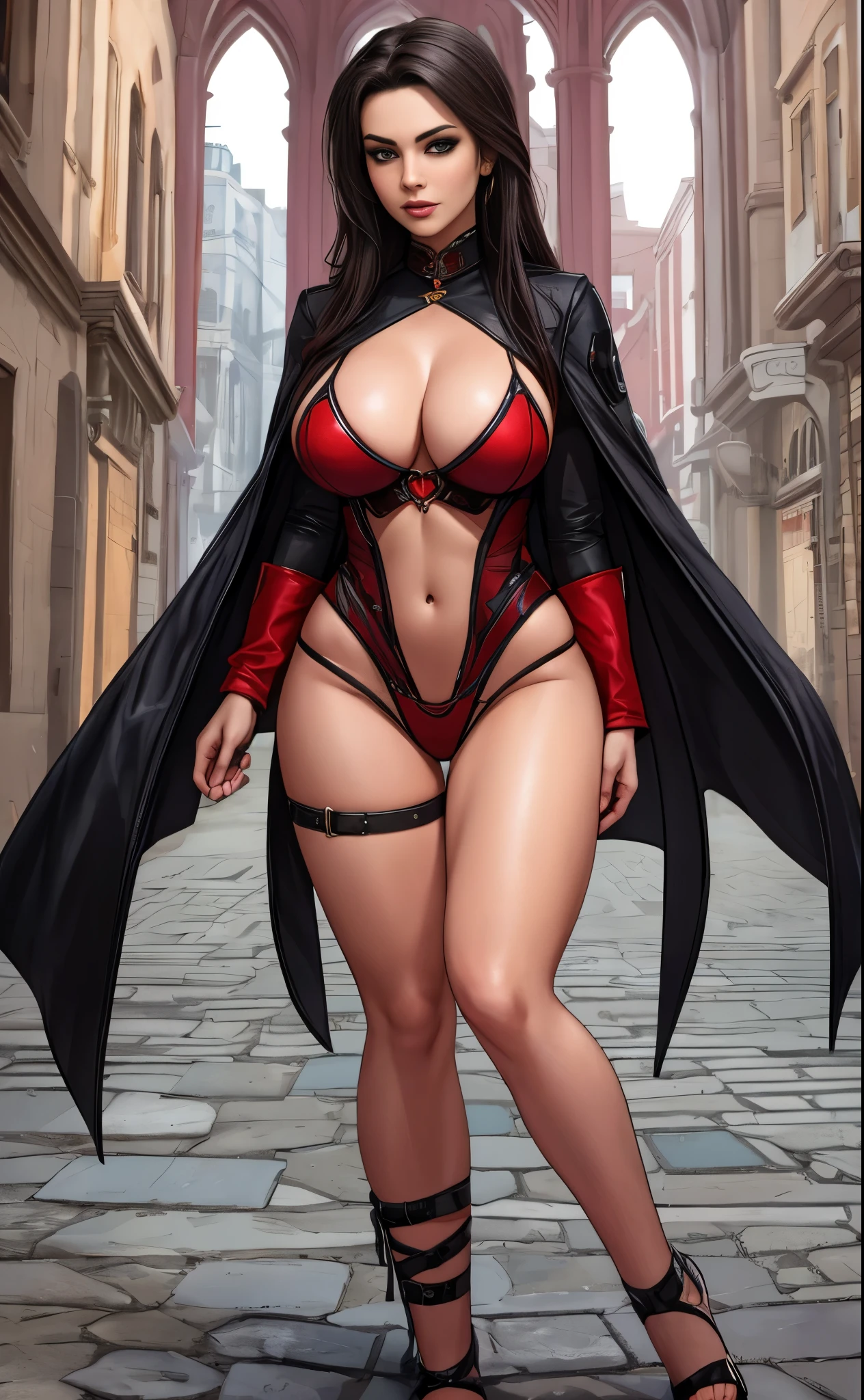 slutty vampire, full body shot