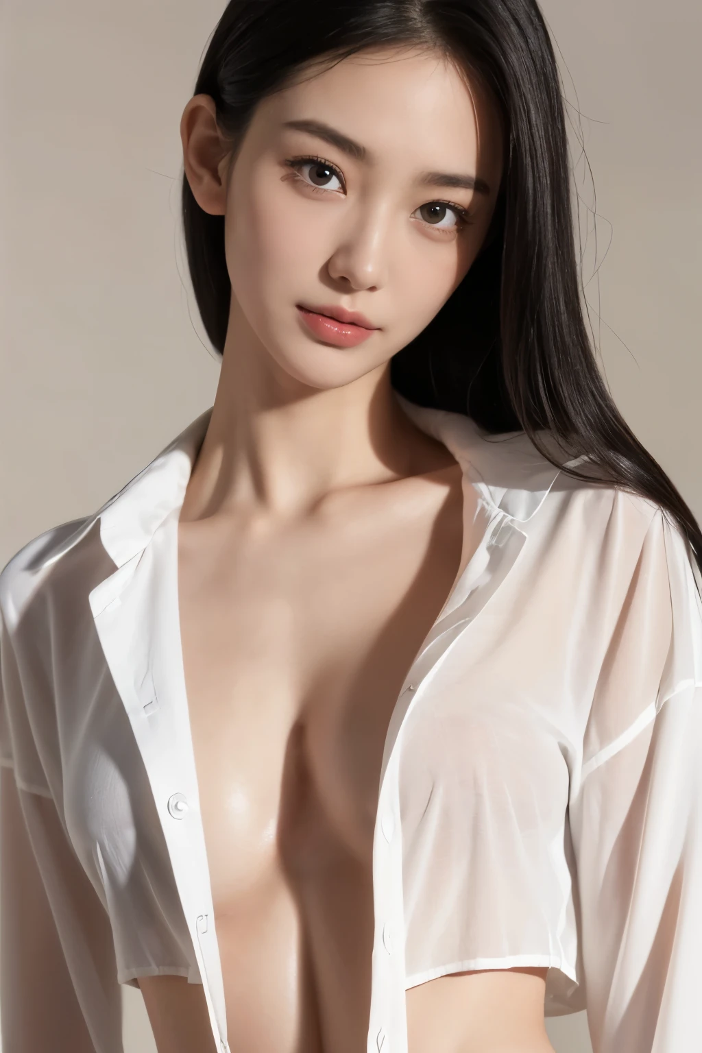 8K, Top Quality, Intricate Details, Ultra Detail, Ultra High Resolution, Masterpiece, random angle, random pose, Slender, Smile, (Makeup: 0.4), looking at viewer, ((full body)), 2 girls, 19 years old girl, (( full body)), close up shot, , ((tall)), (((fit body))), (((slim face))), sharp face, sharp eyes, (((black hair, )) , (detailed face), small lips,
(( )), (( open shirt)), ((almost naked with nipple cover)), detailed face, detailed breast, detail ass, Beautiful girl with accentuated slender abs: 1.4, Six Pack Abs: 1.4, Perfect Body, detail leg, random background, (((see the whole body))), a goddess,