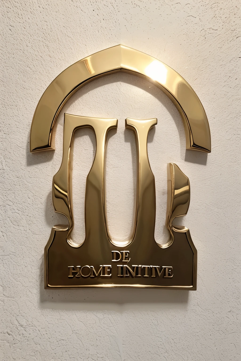 preciso de uma logo com os seguintes elementos graficos entrada de uma caverna , I don't want something too much , mais tbm n muito realista, agora preciso q coloque a seguinte frase na frente ; covil das grifes, "grifes" eu quero em dourado o resto pode ser em branco