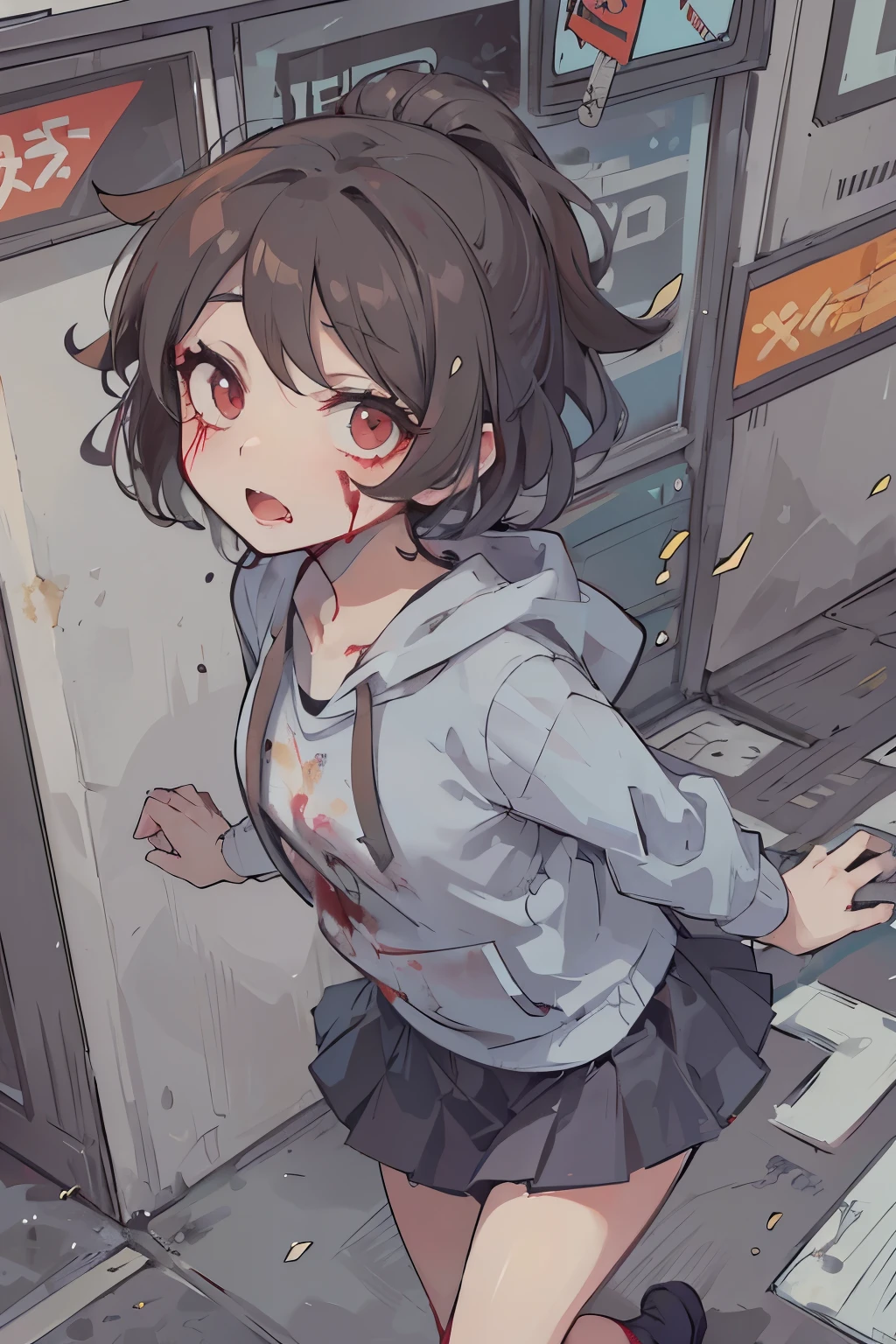One girl is in the toilet、Lori、Gamine、A dark-haired、pee、Suppress the crotch、red blush、embarrassed from、tiresome、The crotch area is damp、My crotch is wet、Pulling down underwear、Open legs、Taking off your pants、Putting up with、(Girl is peeing:0.5)