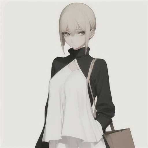 "A simple, sophisticated style. **Her** gazes at the viewer with a calm expression. Her posture is natural, and her personal items are minimal. Clothing and accessories are simple and highlight her personality and features.
Styles include **Kushert Krenzky art, Fay Knight style anime style, Kanna Hashimoto style, Miho Yoshioka style feminine style, real anime 2.5D style, and real anime girl style**. We use high-definition official artwork and highly detailed and elaborate fan art trending on Art Station and Pixiv as references. The quality of the artwork is **golden ratio 1.2 and picture board 1.3**, aiming for **absurd, top quality, realistic, ultra-realistic, ultra-detailed illustrations**. Faces are **high definition** and lighting is perfect. Resolution is **8K, ultra high resolution: 1.2, high resolution (HD, 4K, 8K, 16K, etc. selectable)**. Color bit depth is **24-bit and 48-bit**."