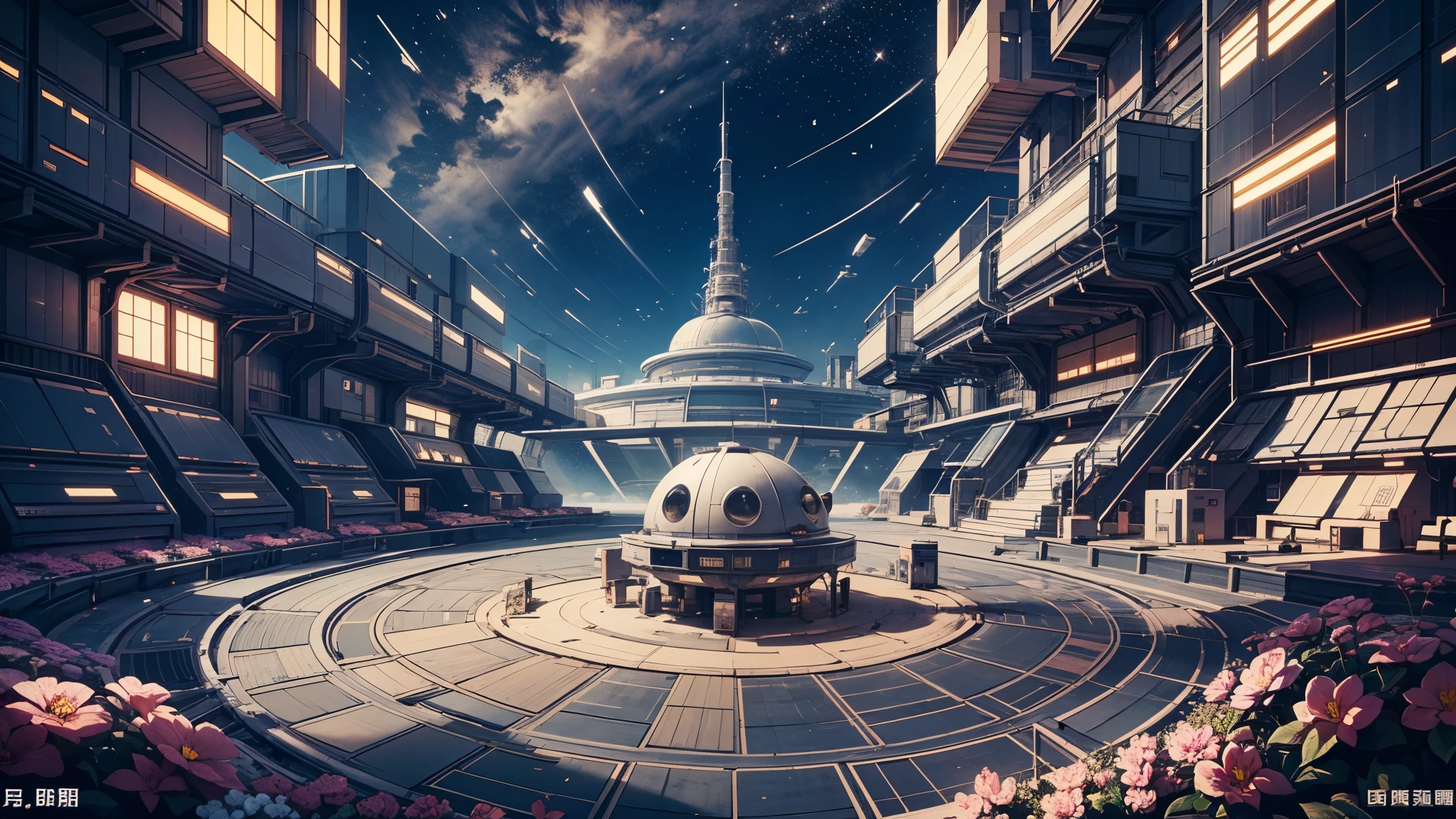 启动未来派水稻田与Space Station的创作模式，Incorporating elements from alien rice。first，Paint a deep space background，The stars are shining，The universe is boundless。in this magnificent universe，一座先进的Space Station静静地漂浮着，Its structure is complex and delicate，Reflecting the rays of the sun，Showing the brilliance of human technology。 Space Station下方，It is a rice field full of vitality and vitality。This rice field contrasts sharply with the space environment，Emerald green rice leaves and golden ears of rice sway in the sun，Like the green gem of the earth。in this rice field，A unique alien rice grows，Their shape is different from traditional rice，Taller、lush，Emits faint fluorescence。 To create a futuristic atmosphere，Can use avant-garde and abstract colors and lines，such as deep purples、Neon blue and fluorescent green, etc.。Space Station、Elements of alien rice and rice fields can echo each other，Form unique visuals。simultaneously，Pay attention to maintaining overall unity，The elements of space and rice fields are integrated into the picture.，Presenting a futuristic beauty。 In detail processing，You can add some science fiction elements，Such as advanced equipment of the space station、The mysterious texture of alien rice and more。simultaneously，It can also demonstrate the precise operation of intelligent robotic arms in rice fields.、UAV inspection and monitoring and other future agricultural scenarios。 at last，Optimization and adjustment through AI tools，使Space Station与未来派水稻田的场景更加生动和逼真。Such a design will show the perfect combination of future agriculture and space technology，and humankind’s exploration and expectation of extraterrestrial life，Filled with infinite reverie about the future。