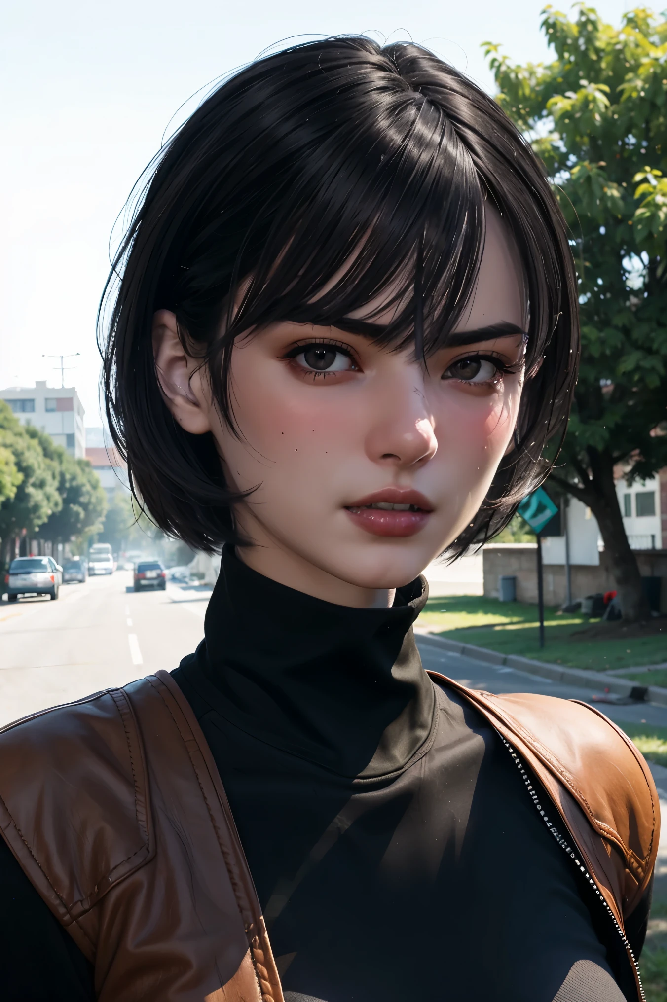 A stunning and intricate full color Ultra-HD portrait, wearing a black turtleneck, epic character composition, alessio albi, nina masic, sharp focus, natural lighting, subsurface dispersion, f2, 35mm,