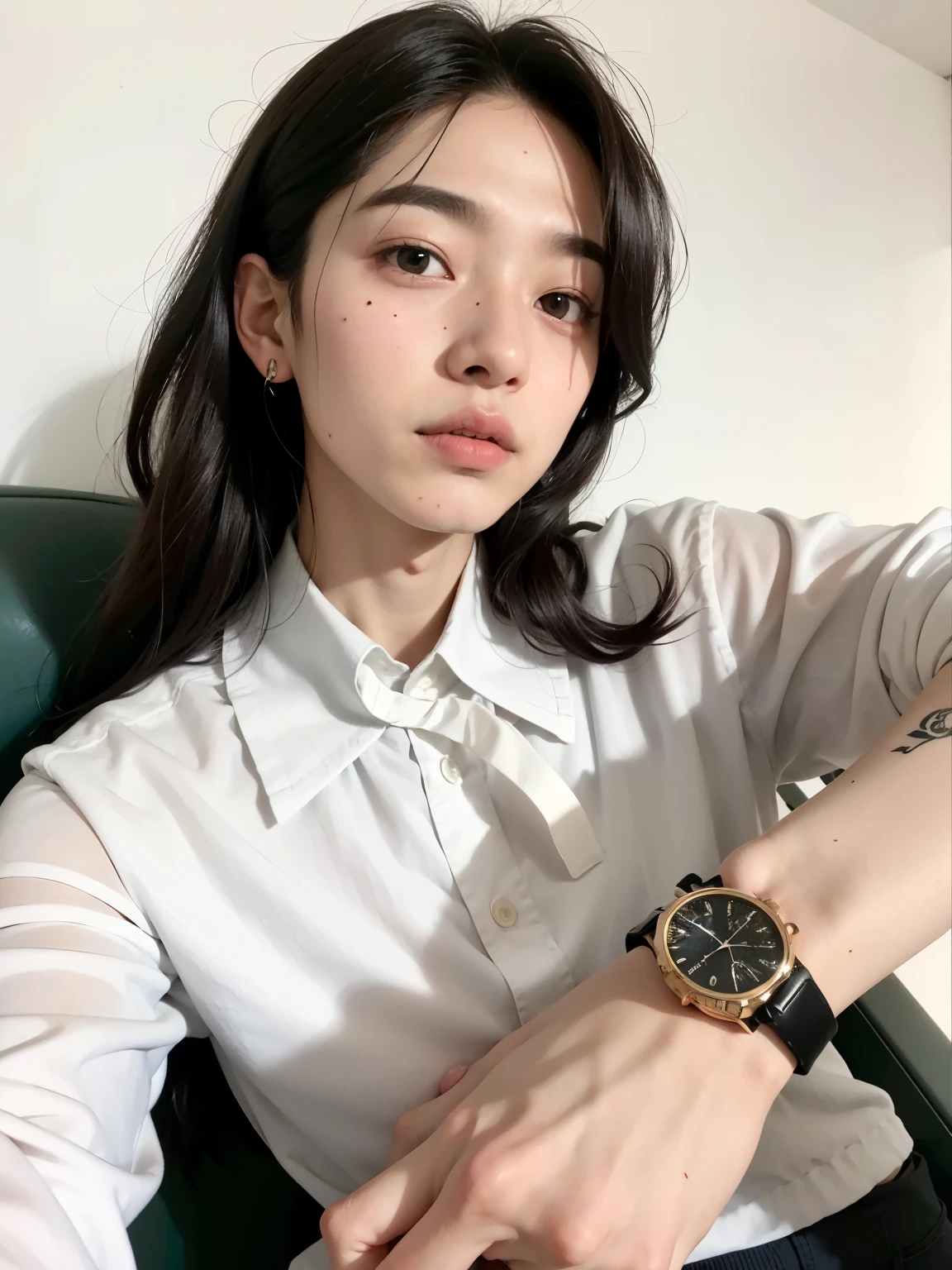 Arafed man with neck and neck tattoo., Kim Doyoung, Cai Xukun, Jinyoung Shin, ulzzang masculino, hyung tae, kanliu666, Jungkook, inspirado em Bian Shoumin, headshot imagem de perfilture, Hong junho hyung, 1 7 anos - idade de rosto fino, taejune kim, imagem de perfil