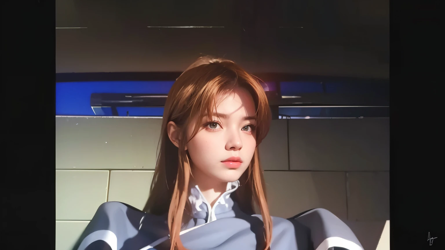 highest quality, masterpiece, ultra high resolution, (realistic:1.4), RAW photo, 1 girl, off shoulder, in the dark, deep shadow, discreet key, cold light