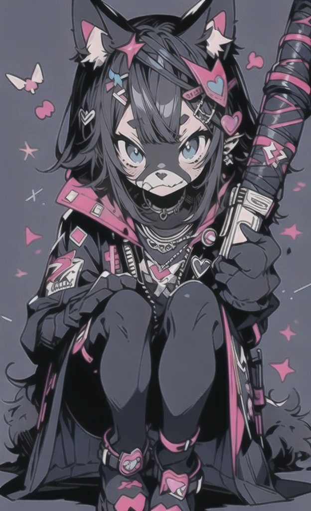 {{nighthawk mask}}, knife, There's a man wearing a costume, Farson!!!!, furry Farson, furry characters, furry anime, costume!!!!, female Farson, furry paws furry, Furry shots, the furry is running, there is nothing, very hairy, furry artist, upright, {{{Anthropomorphic Nue}}} virtual youtuber