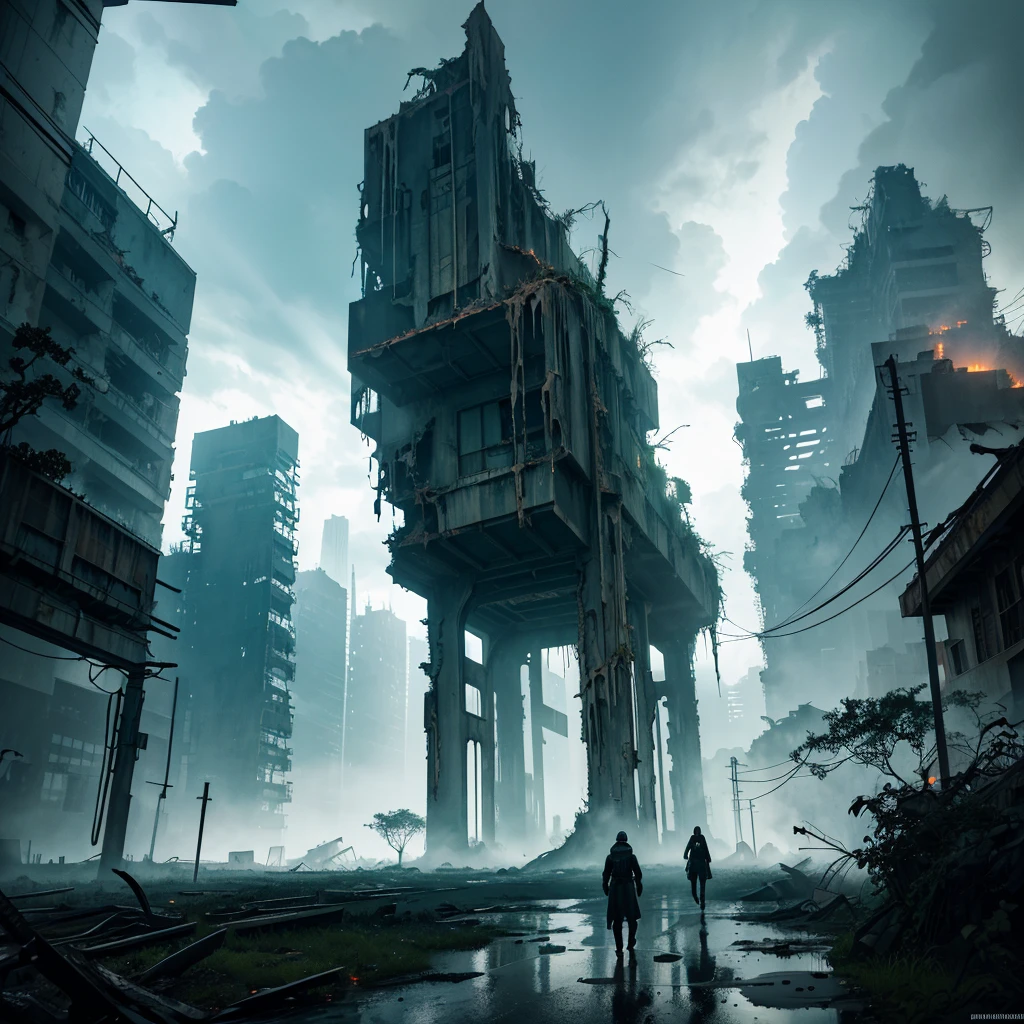 (best quality,4k,8k,highres,masterpiece:1.2),ultra-detailed,(realistic,photorealistic,photo-realistic:1.37),horror,concept artists,sci-fi,landscape,RGB color grading,dynamic lighting,night scene,Rick and Morty,alien creatures,creepy atmosphere,extraterrestrial environment,slimy textures,menacing tentacles,disturbingly realistic monsters,ominous shadows,dystopian cityscape,futuristic technology,foreboding sky,otherworldly architecture,dissonant color palette,interdimensional portal,humanoid figures with elongated limbs,unsettling expressions,shattered buildings,post-apocalyptic debris,crimson glow,abandoned streets,multilayered city,chaotic atmosphere,energy pulses,crackling electricity,torrential rainstorm,dramatic lightning strikes,heavy mist,murky reflections,ominous figures lurking in the shadows,uneasy tension,parallel dimensions,warped reality,rickety wooden sign,prohibitive warning,overgrown vegetation,ominous plants,enigmatic symbols,imposing gateway to unknown realms,ancient ruins,haunting echoes,void of silence,desolation and decay,cosmic horror,endless void,mysterious artifacts