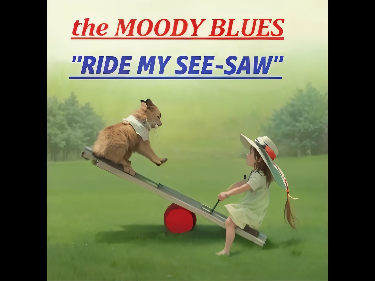 Ride, ride my see-saw, Take this place On this trip Just for me. Ride, take a free ride, Take my place Have my seat It's for free. I worked like a slave for years, Sweat so hard just to end my fears. Not to end my life a poor man, But by now, I know I should have run. Run, run my last race, Take my place Have this number Of mine. Run, run like a fire, Don't you run in In the lanes Run for time. Left school with a first class pass, Started work but as second class. School taught one and one is two. But right now, that answer just ain't true. Ah ah ah ah, ah ah ah ah, ah ah ah ah ah Ah ah ah ah, ah ah ah ah, ah ah ah ah ah My world is spinning around, Everything is lost that I found. People run, come ride with me, Let's find another place that's free. Ride, ride my see-saw, Take this place On this trip Just for me. Ride, take a free ride, Take my place Have my seat It's for free. Ride, my see-saw. Ride, ride, ride, my see-saw. Ride, my see-saw...