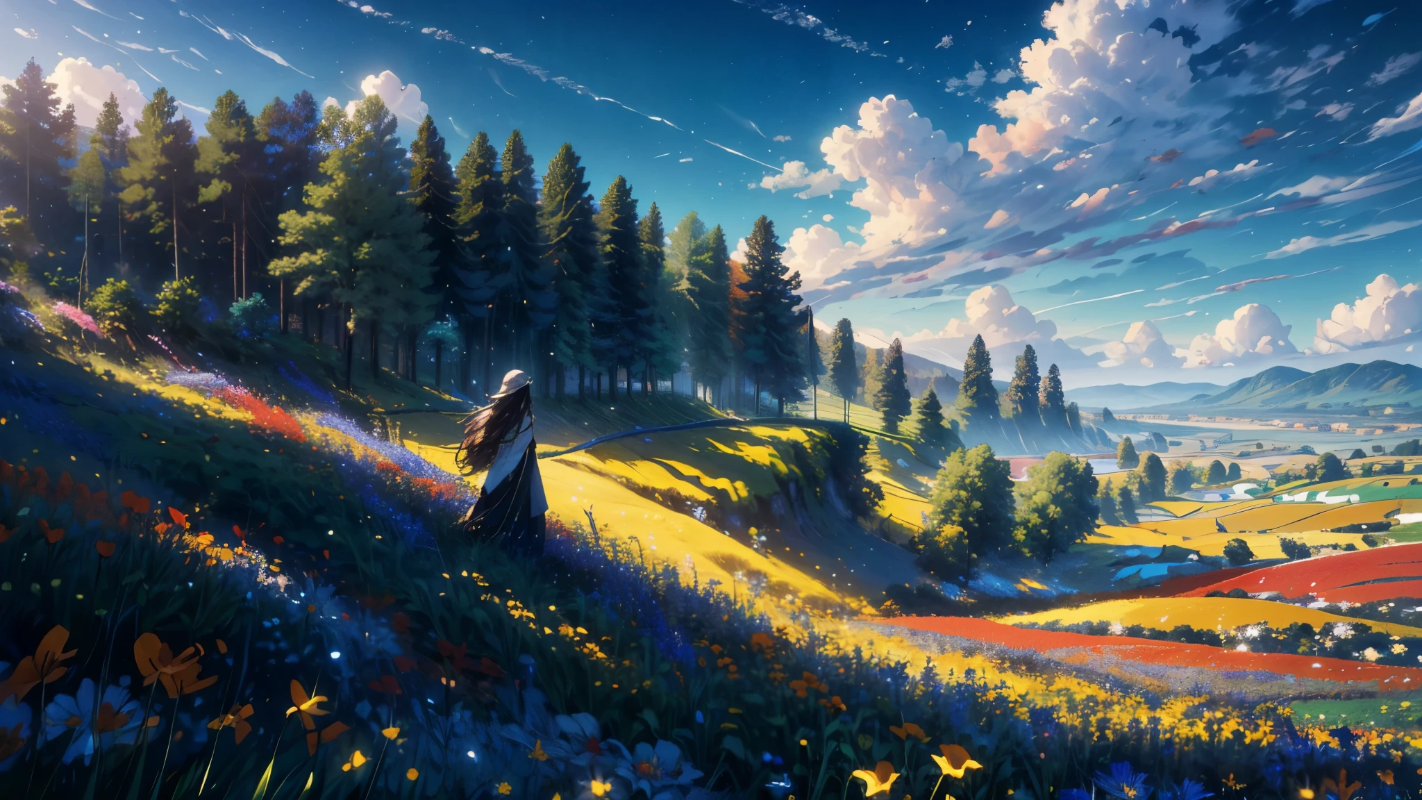 Sea of flowers