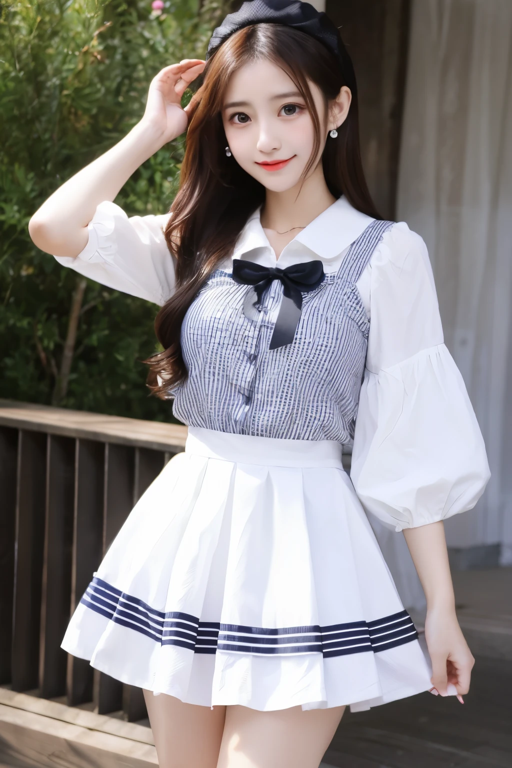 {Panty shot} Girl, woman, fluttering skirt, whole body, baby face {Lolita} Furifuri [maid] nipple

