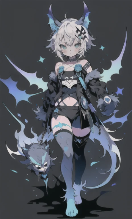 solo, 1boy,「white hair,cerulean blue」{{nighthawk mask}}, There's a man wearing a costume, Farson!!!!, furry Farson, furry characters, furry anime, costume!!!!, female Farson, furry paws furry, Furry shots, the furry is running, there is nothing, very hairy, furry artist, upright, {{{Anthropomorphic Nue}}} virtual youtuber, full body