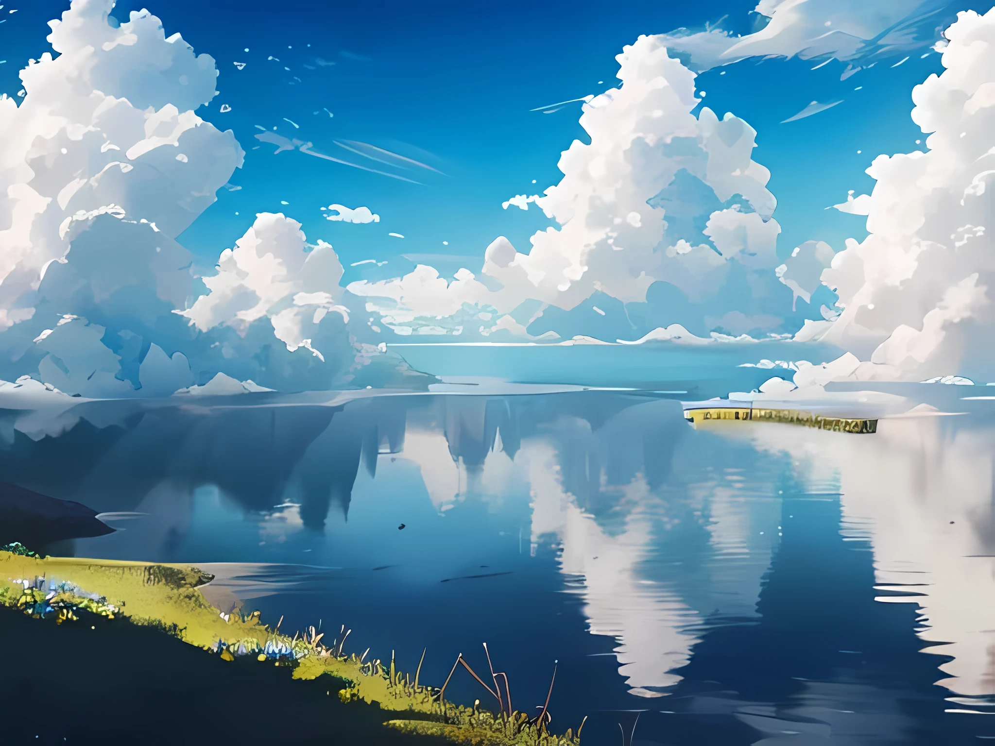 clear lake water,