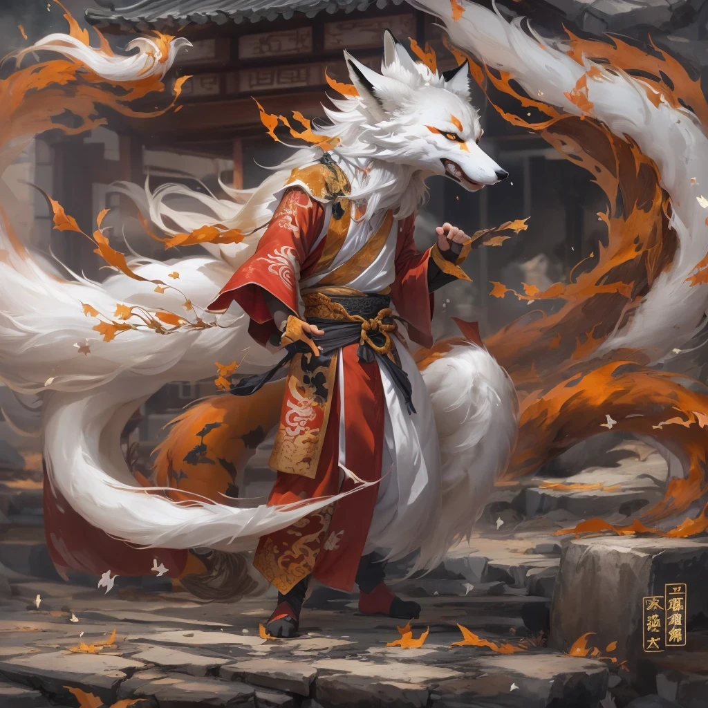 Nine-tailed fox 32k，Telephoto tilt-shift micro viewing angle，red and white仙魔界, Chance encounter with Liu Hanshu, He saw his old self in him, Decided to accept him as a disciple, teach him how to protect himself, But because of the hidden star map, Phoenix and the Liu family、Jade Sword Sect builds relationships, Beginning with the death of Liu Hanshu, Qin Yu embarked on the road of confrontation with powerful enemies, work hard, make yourself stronger, Stick to your core path of justice, （nine-tailed fox）eyes full of anger，red and whitenine-tailed fox握緊了拳頭，dash forward，Give the opponent a fatal blow，full body lesbian，Full body nine-tailed fox male mage 32k（傑作canyon超HD）Phoenix（canyon）climb the streets， explosion scene（nine-tailed fox）， （dragon）， nine-tailed fox憤怒的戰鬥姿態， looking at the ground， batik linen headscarf， 中國red and white圖案長袖服裝， canyonred and whitenine-tailed fox（abstract acrylic splash：1.2）red and white（realistically：1.4），black hair，flour fluttering，rainbow background， high resolution， detail， RAW photos， Sharp Re， Nikon D850 film photo by Jefferies Lee 4 Kodak Portra 400 camera F1.6 guns, colorful, Ultra-realistic and vivid textures, dramatic lighting, Unreal Engine Art Station Trend, Sinest 800，red and white飄逸的霧氣,（（（叢林canyon）））The injured line up in the street（OK）climb the streets，Movie Master Instant Image Quality（masterpiece，HD，Ultra high quality，32k） （linen batik scarf）， fighting stance， looking at the ground， Linen bandana， 中國nine-tailed fox圖案長袖服裝， 早上的nine-tailed fox（Abstract gouache splash：1.2）， dark clouds lightning background，sprinkling