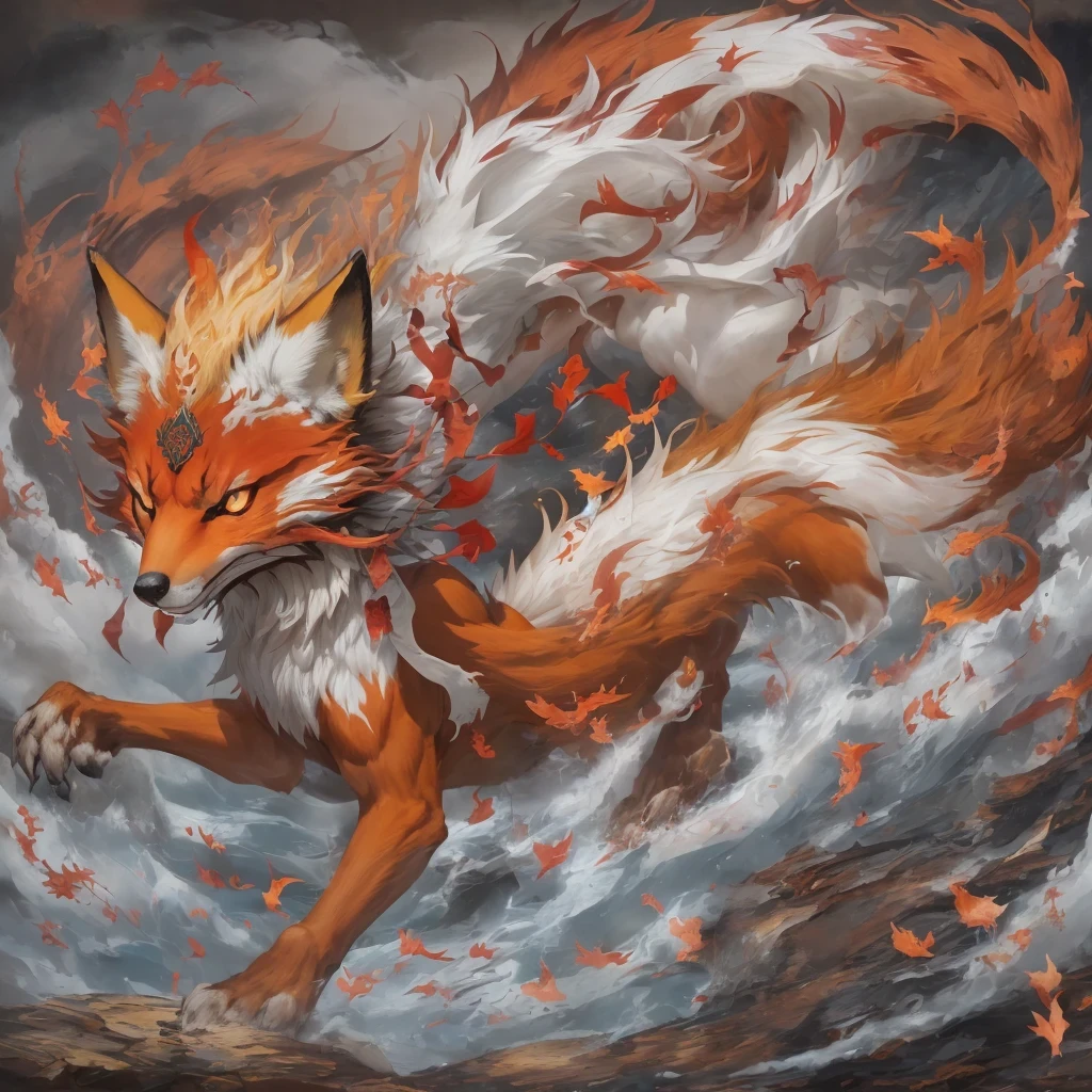 Nine-tailed fox 32k,Telephoto tilt-shift micro viewing angle,red and white仙魔界, Chance encounter with Liu Hanshu, He saw his old self in him, Decided to accept him as a disciple, teach him how to protect himself, But because of the hidden star map, Phoenix and the Liu family、Jade Sword Sect builds relationships, Beginning with the death of Liu Hanshu, Qin Yu embarked on the road of confrontation with powerful enemies, work hard, make yourself stronger, Stick to your core path of justice, (nine-tailed fox)eyes full of anger,red and whitenine-tailed fox握緊了拳頭,dash forward,Give the opponent a fatal blow,full body lesbian,Full body nine-tailed fox male mage 32k(傑作canyon超HD)Phoenix(canyon)climb the streets, explosion scene(nine-tailed fox), (dragon), nine-tailed fox憤怒的戰鬥姿態, looking at the ground, batik linen headscarf, 中國red and white圖案長袖服裝, canyonred and whitenine-tailed fox(abstract acrylic splash:1.2)red and white(realistically:1.4),black hair,flour fluttering,rainbow background, high resolution, detail, RAW photos, Sharp Re, Nikon D850 film photo by Jefferies Lee 4 Kodak Portra 400 camera F1.6 guns, colorful, Ultra-realistic and vivid textures, dramatic lighting, Unreal Engine Art Station Trend, Sinest 800,red and white飄逸的霧氣,(((叢林canyon)))The injured line up in the street(OK)climb the streets,Movie Master Instant Image Quality(masterpiece,HD,Ultra high quality,32k) (linen batik scarf), fighting stance, looking at the ground, Linen bandana, 中國nine-tailed fox圖案長袖服裝, 早上的nine-tailed fox(Abstract gouache splash:1.2), dark clouds lightning background,sprinkling
