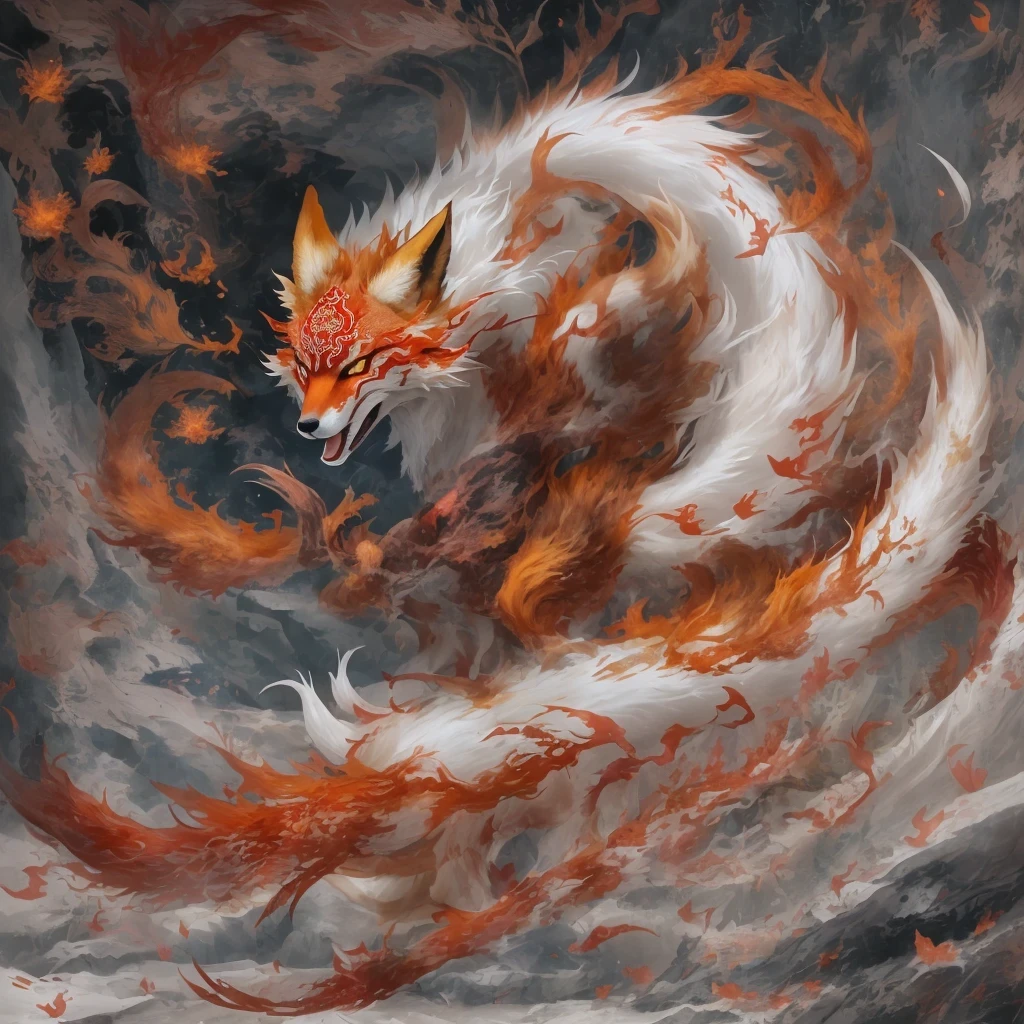 Nine-tailed fox 32k，Telephoto tilt-shift micro viewing angle，red and white仙魔界, Chance encounter with Liu Hanshu, He saw his old self in him, Decided to accept him as a disciple, teach him how to protect himself, But because of the hidden star map, Phoenix and the Liu family、Jade Sword Sect builds relationships, Beginning with the death of Liu Hanshu, Qin Yu embarked on the road of confrontation with powerful enemies, work hard, make yourself stronger, Stick to your core path of justice, （nine-tailed fox）eyes full of anger，red and whitenine-tailed fox握緊了拳頭，dash forward，Give the opponent a fatal blow，full body lesbian，Full body nine-tailed fox male mage 32k（傑作canyon超HD）Phoenix（canyon）climb the streets， explosion scene（nine-tailed fox）， （dragon）， nine-tailed fox憤怒的戰鬥姿態， looking at the ground， batik linen headscarf， 中國red and white圖案長袖服裝， canyonred and whitenine-tailed fox（abstract acrylic splash：1.2）red and white（realistically：1.4），black hair，flour fluttering，rainbow background， high resolution， detail， RAW photos， Sharp Re， Nikon D850 film photo by Jefferies Lee 4 Kodak Portra 400 camera F1.6 guns, colorful, Ultra-realistic and vivid textures, dramatic lighting, Unreal Engine Art Station Trend, Sinest 800，red and white飄逸的霧氣,（（（叢林canyon）））The injured line up in the street（OK）climb the streets，Movie Master Instant Image Quality（masterpiece，HD，Ultra high quality，32k） （linen batik scarf）， fighting stance， looking at the ground， Linen bandana， 中國nine-tailed fox圖案長袖服裝， 早上的nine-tailed fox（Abstract gouache splash：1.2）， dark clouds lightning background，sprinkling