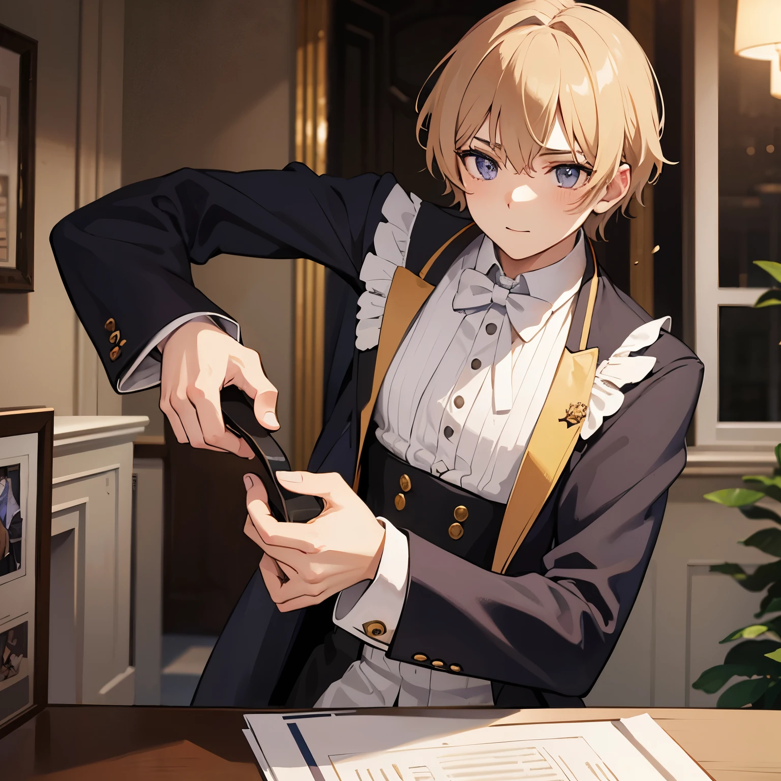 Butler give a hand to prince