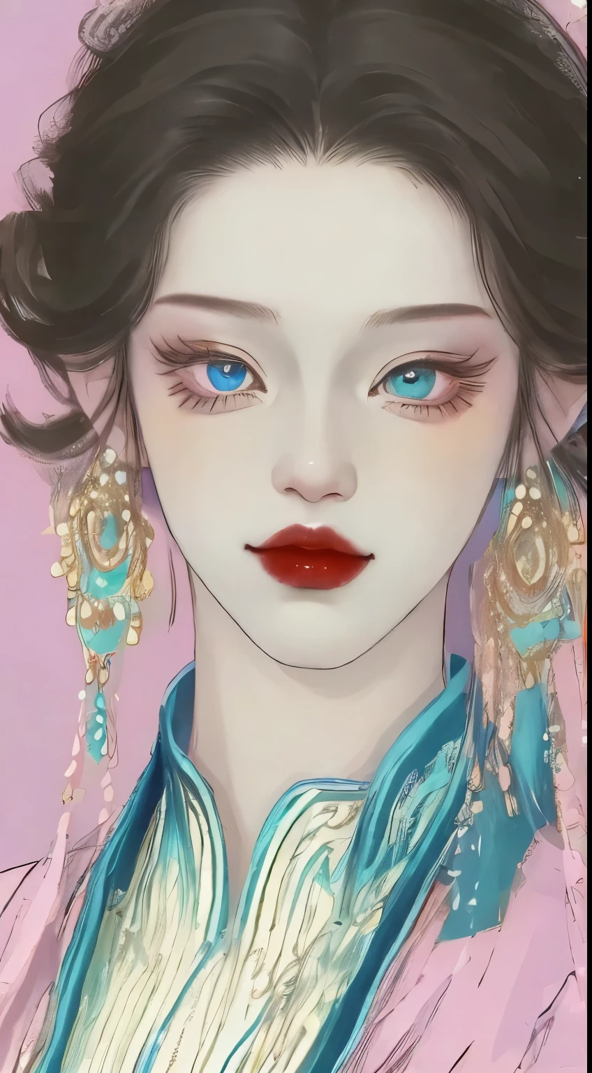 8k,best quality, masterpiece, ultra high resolution, (lifelike:1.4), original photo,Pink clothes, (Realistic skin texture:1.3), (film grain:1.3), (Selfie angle),1 girl,Beautiful and detailed eyes and face,masterpiece, best quality,close up,Upper body,squinting,Smile