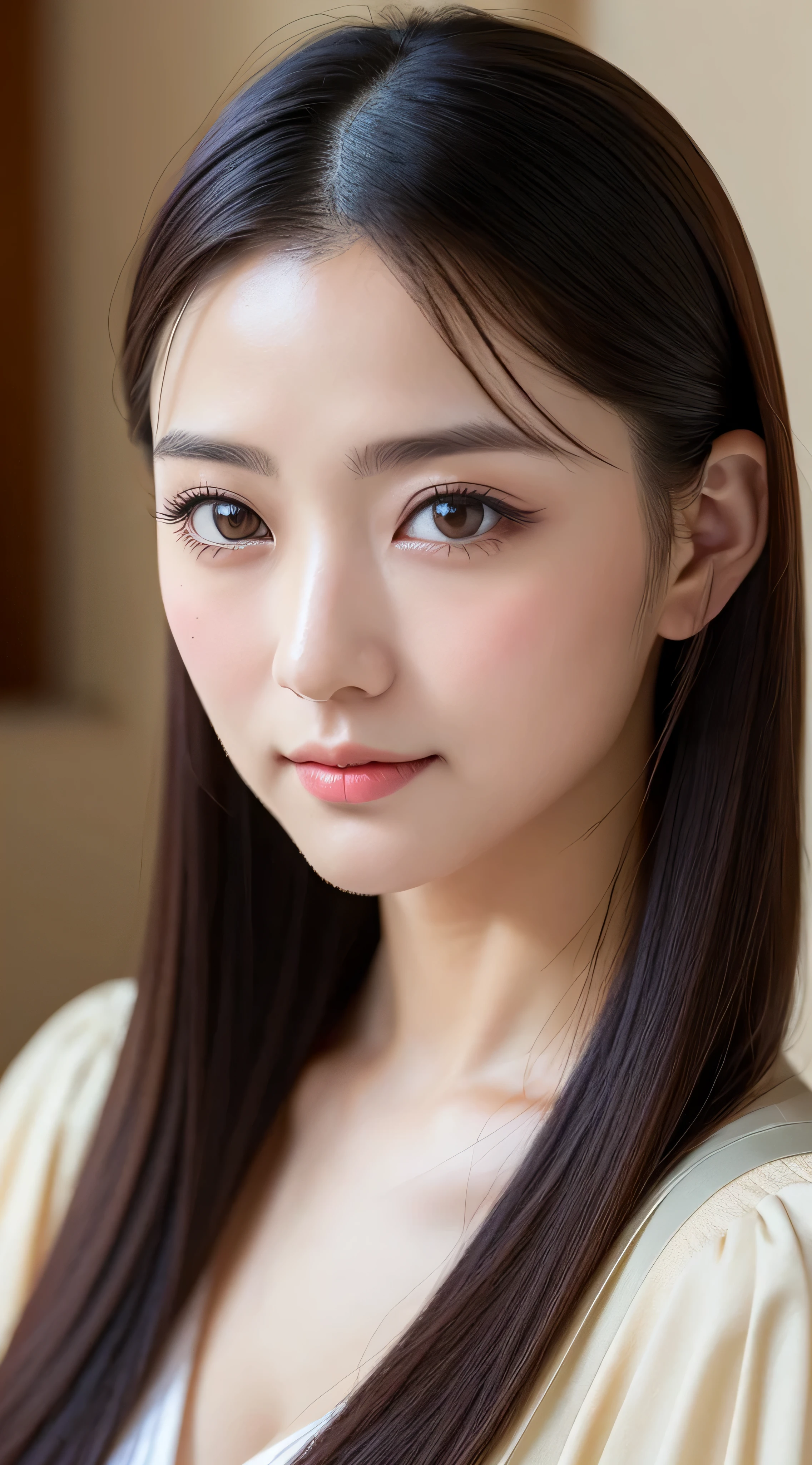 highest quality、masterpiece、Oriental beauty close-up、Need for Beauty、Asia、dragon、game CG、Lineage 2 revolutionary style、Yunlin、close up character、character close up、inspired by remeish、close up of character、Jinyao Hirase、female character、inspired by run in、shadow messenger movie、(perfect face)、(delicate and beautiful facial features)、(beautiful eyes)、(Pointed nose)、super thin face、 delicate eyes、double eyelid、beautiful face、(photorealistic:1.3)、cute、medium breasts