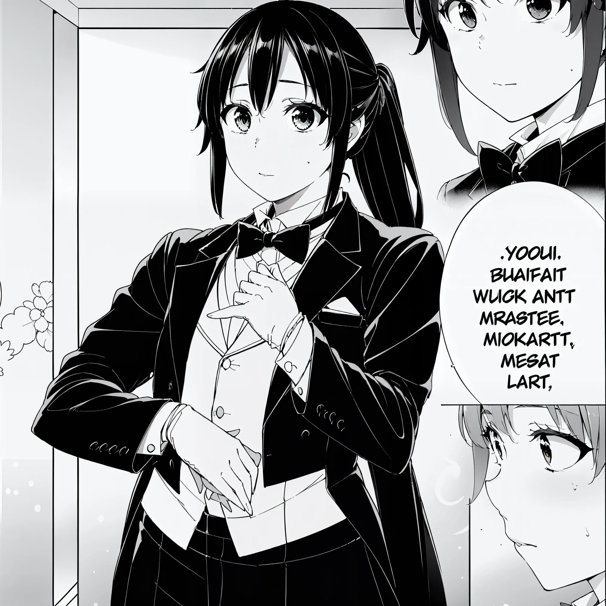 (mother and son, age_difference,size_difference), listening to the heartbeat , hugging each other, , masterpiece, best quality, very aesthetic, absurdres, ,megumin, kono_subarashii_sekai_ni_shukufuku_wo!,mature mother and cute son, brown_hair,witch_hat,black_choker, red_dress, long_sleeves, bandaged_leg, black_thighhighs, single_thighhigh,,in office,,blur background,background defocus,
