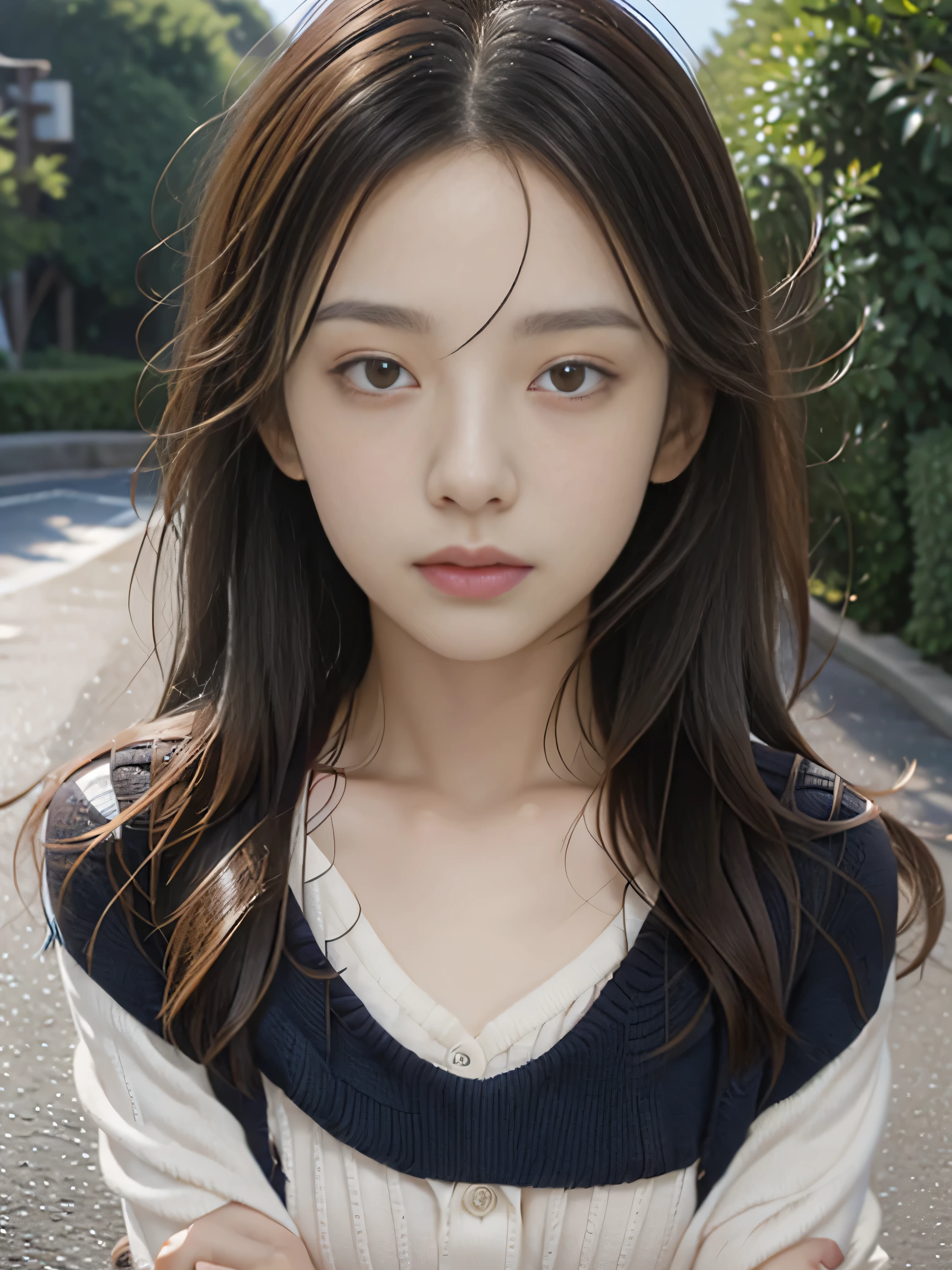 NSFW, 8k, High-level, absurd, masterpiece, best quality, primitive, very detailed CG, very detailed wallpaper, perfect lighting, Extremely detailed (((The personifying " Mona Lisa " as a Little Girl))), MysticSight, Tyndall effect, Tyndall scattering, Studio gray background with (many Dazzling RainbowColor particles BokeH:1.28), (RoundlyButts, ThighGap), (Exposed:0.4), (Assfocus with looking ahead), BREAK (NOGIZAKA face variations) Extremely Detailed very KAWAII face variations, perfect anatomy, Childish, captivating gaze, elaborate detailed Eyes with (sparkling highlights:1.28), long eyelashes、Glossy RED Lips with beautiful details, Coquettish tongue, Rosy cheeks, Radiant PearlSkin with clear transparency . { (Dynamic LifeLike expressions:1.4) | :d) }, (large eyes:-1) .