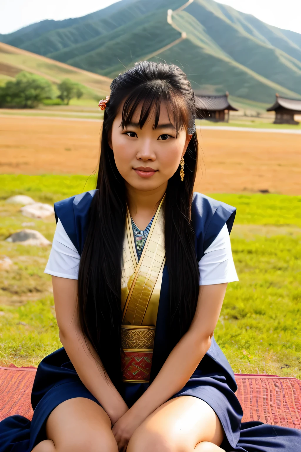 Asian with Mongolian heritage