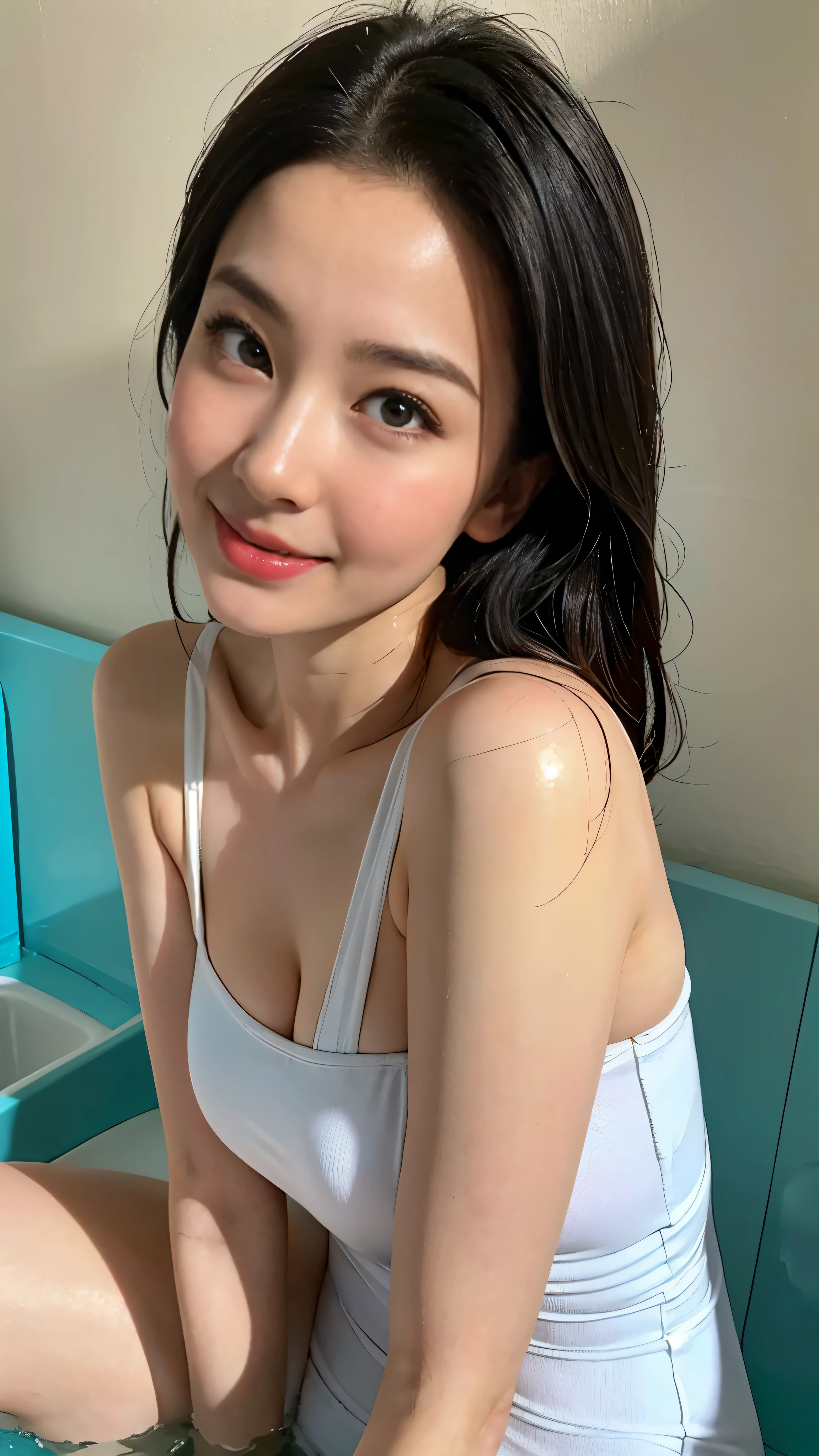 (RAW photo、highest quality)、(realistic、Photoreal:1.3)、highest quality、masterpiece、very delicate and beautiful、A hvery detailed、nffsw、sense of oneness、2k wallpaper、growing up、Beautiful in every detail、masterpiece、light smile、highest quality、Hvery detailed ticker Unity 8K wallpapers、huge file size、Super detailed、High resolution、very detailed、、unparalleled beauty、(looks like you&#39;reached sexual peak.:1.65)、(Pose that reaches sexual climax:1.65)、(My whole body was soaked in water:1.65)、(dress erotically:1.3)、(in the bathroom tub:1.4)、(spread your legs:1.55)、professional lighting、(look at the camera)、(Close-up of the face from the front:1.4)、

