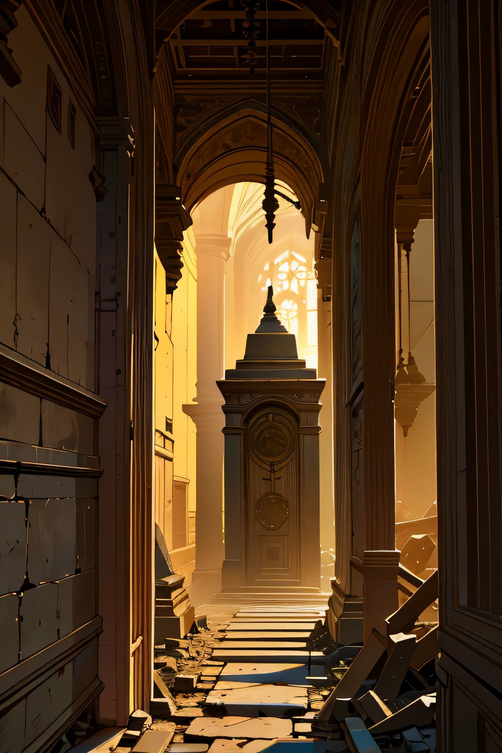 In the depths of a forgotten city, a door hidden by the passage of time beckons. Dust-covered stones line the passageway, leading to a large chamber where an intricate, highest quality structure awaits. The structure, reminiscent of an analog clock, is a transcendental scientific construct, both mechanical and electrical in nature. Its highest image quality surface is adorned with countless circular rings, each one meticulously connected to the next.
As you approach, a sense of awe washes over you. The door, thick and heavy, creaks open slightly, revealing a time tunnel. Must-see piece, this ancient marvel is a masterpiece of its kind, filled with intr