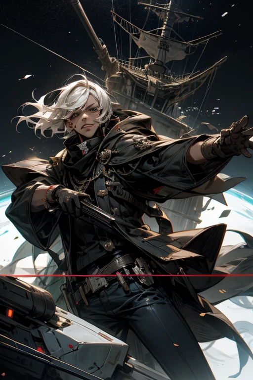 solo, 1boy,「white hair,cerulean blue」long hair,  {{nighthawk mask}},  There&#39;s a man wearing a costume, {fox tail,} {one wing} Farson!!!!, furry Farson, furry characters, furry anime, Farson, furry paws furry, Furry shots, there is nothing, very hairy, furry artist, upright, [[[Anthropomorphic Nue]]] virtual youtuber, full body
