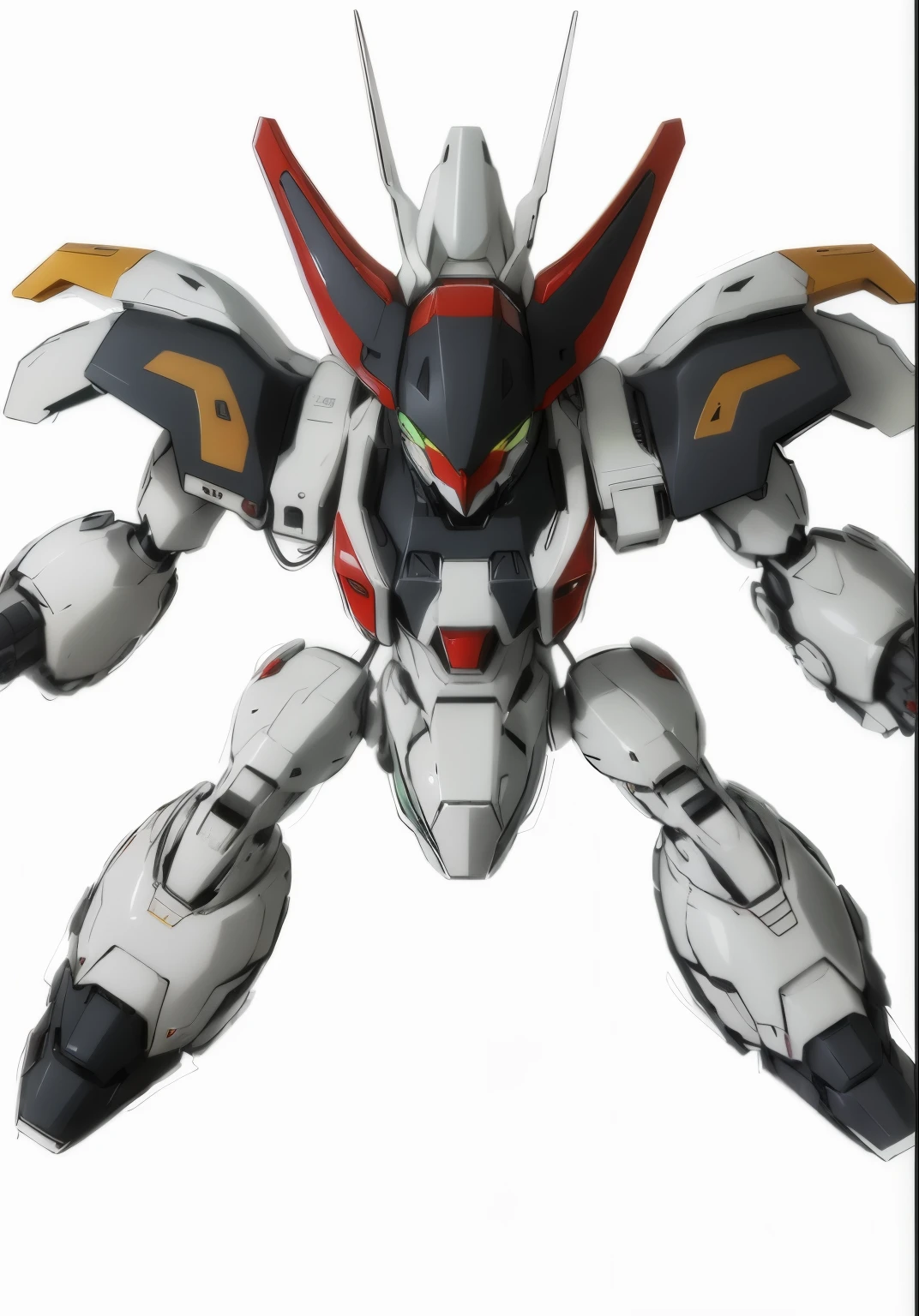 green eyes red nose drawing, Mecha anthropomorphic penguin, cool Mecha style, # Mecha, Mecha inspired, ferra white Mecha, white Mecha, Anime robot mixed with organic, Mecha art, Mecha suit, Barbatos mobile suit, barbatos gundam, Mecha anime
