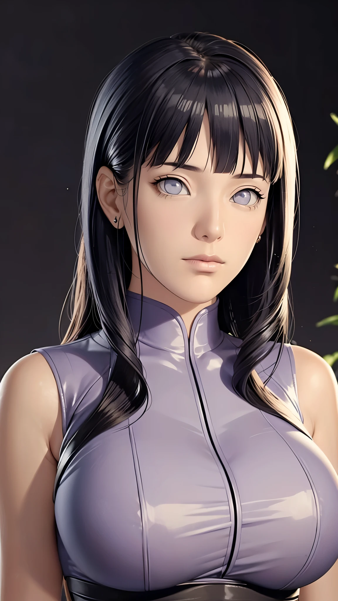 (((完美figure,figure,light gray top, (((hyuugahin, "black long hair", blue eyes,blunt bangs))),S型figure:1.7))),((masterpiece)),high resolution, ((Best quality at best)),masterpiece,quality,Best quality,((( Exquisite facial features,looking at the audience,There is light in the eyes,blush,Happy))),(((Interlacing of light and shadow,huge ))),(((looking into camera,)))
