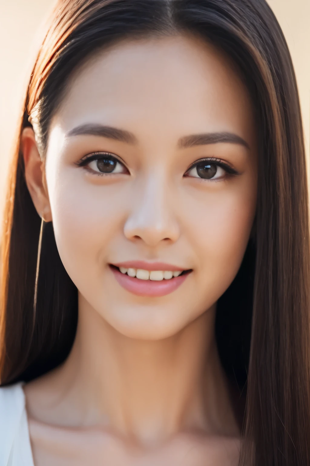 (8k、Raw photo、highest quality、Masseter muscle part:1.2)、super detailed、super resolution、(realistic、realistic pictures:1.37)、Portrait、High-definition RAW color photo、professional photography、hvery detailed and beautiful、very detailed、8k Picture Wallpaper、amazingly detailed、huge file size、official art、Hvery detailed CG Unity 8k wallpaper Hvery detailed woman、madam、40 year old woman with a handsome face, very fine eyes、very detailed肌、very fine fingers、hvery detailed nose、very detailed詳細な口、perfect anatomy、detailed background、detailed clothing、white skin、glowing skin、semi-long、laughter、lifelike face、delicate eyes、ordering sauce、looking at camera、cowboy shot、positive、standing athletic pose、dynamic lighting、close up of face、show your skin、No accessories