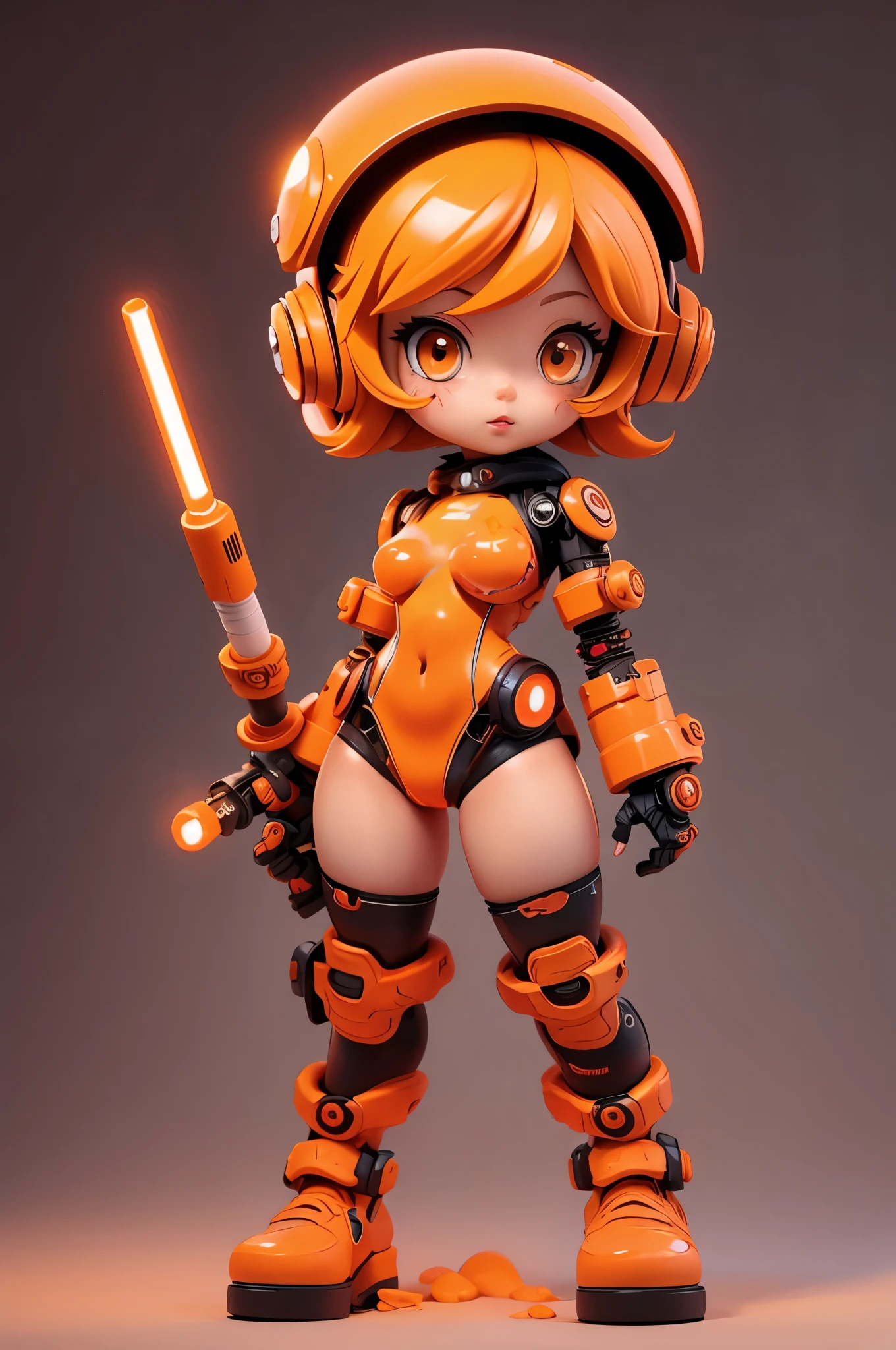 Orange bodysuit