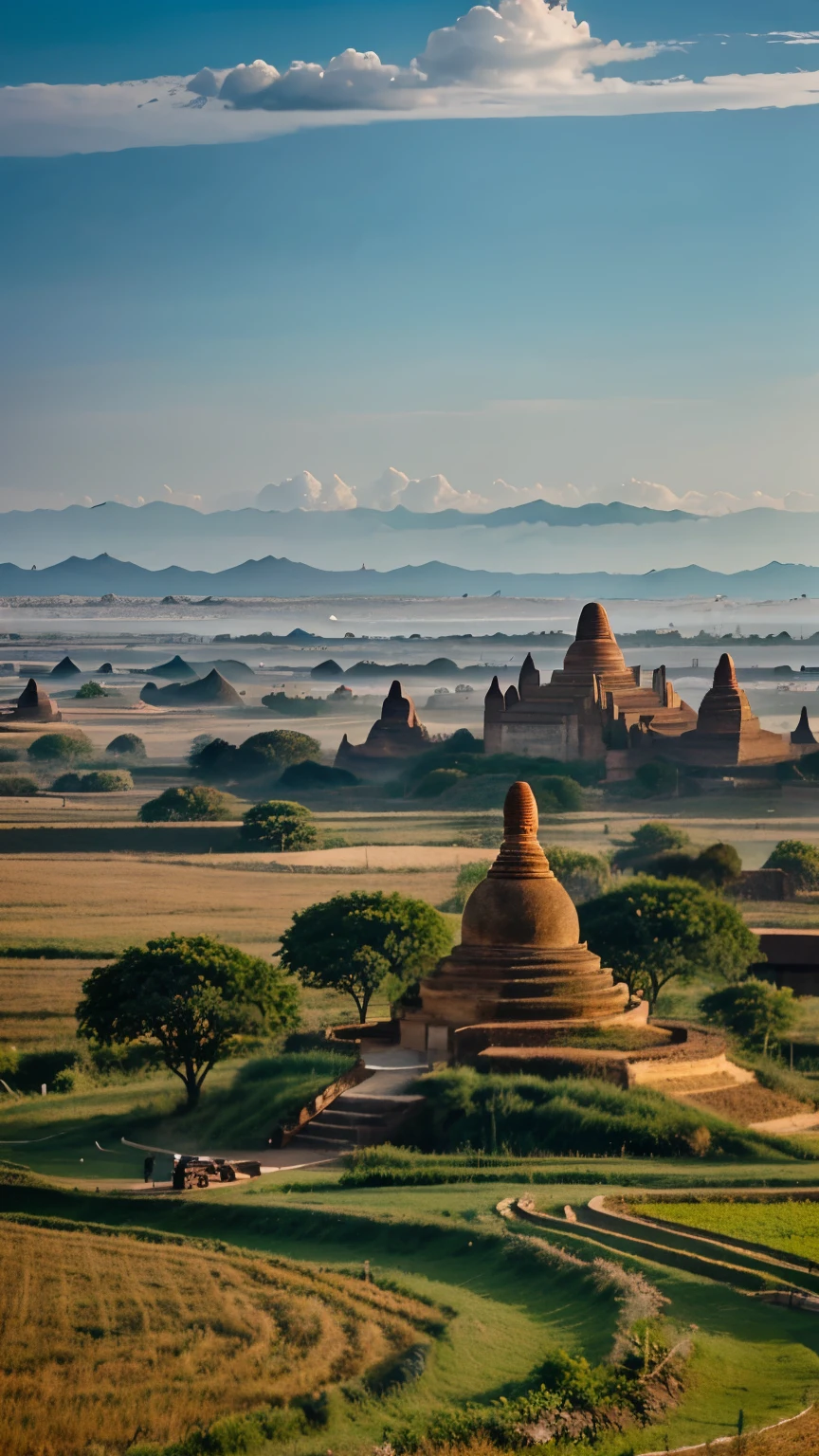 Breathtaking landscape view of Bagan