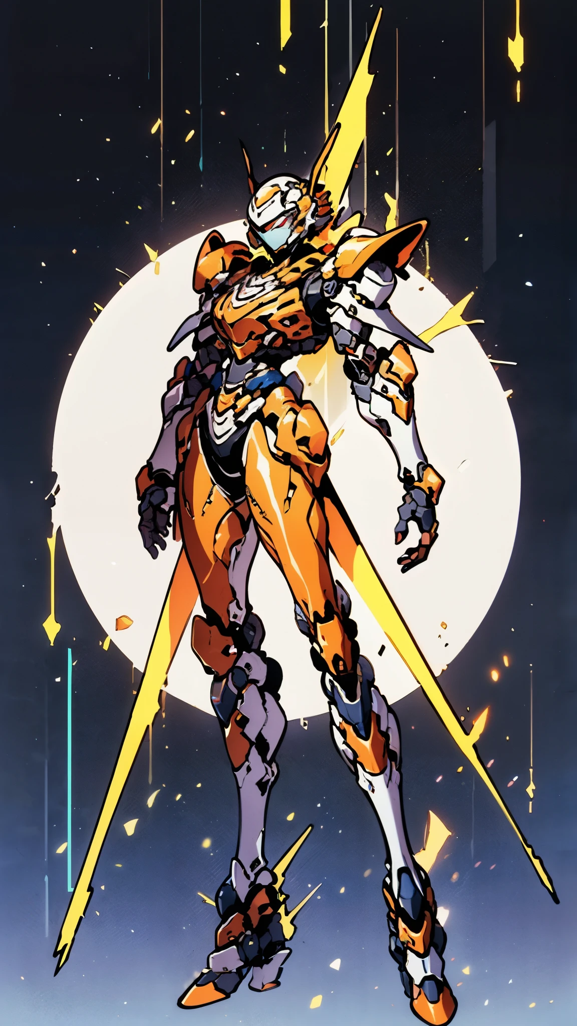 A woman adorned in fantasy-style full-body armor, a crown-concept fully enclosed helmet that unveils only her eyes, a composite layered chest plate, fully encompassing shoulder and hand guards, a lightweight waist armor, form-fitting shin guards, the overall design is heavy-duty yet flexible, ((the armor gleams with a golden glow, complemented by red and blue accents)), exhibiting a noble aura, she floats above a fantasy-surreal high-tech city, this character embodies a finely crafted fantasy-surreal style armored hero in anime style, exquisite and mature manga art style, (Queen bee mixed with Spider concept Armor, plasma, blood), ((Element, energy, elegant, goddess, femminine:1.5)), metallic, high definition, best quality, highres, ultra-detailed, ultra-fine painting, extremely delicate, professional, anatomically correct, symmetrical face, extremely detailed eyes and face, high quality eyes, creativity, RAW photo, UHD, 32k, Natural light, cinematic lighting, masterpiece-anatomy-perfect, masterpiece:1.5