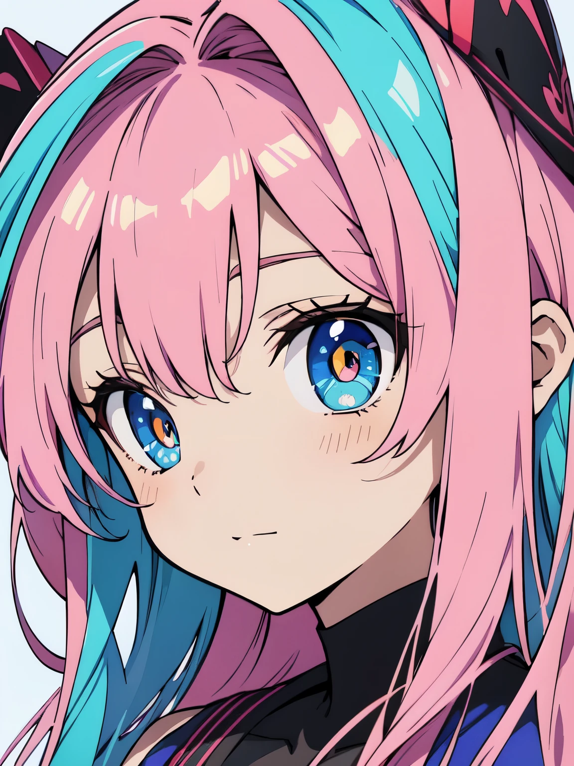 ((highest quality、High quality、masterpiece、Shining eyes、detail))Anime girl with colorful hair and colorful dress, rossdraws pastel vivid, rossdraws cartoon vibrant, anime style 4k, beautiful anime portrait, art germ colorful!!!, ! dream art germ, beautiful anime girl, anime style digital art, anime art wallpaper 4k, anime art wallpaper 4k, digital anime art, highly detailed art germ