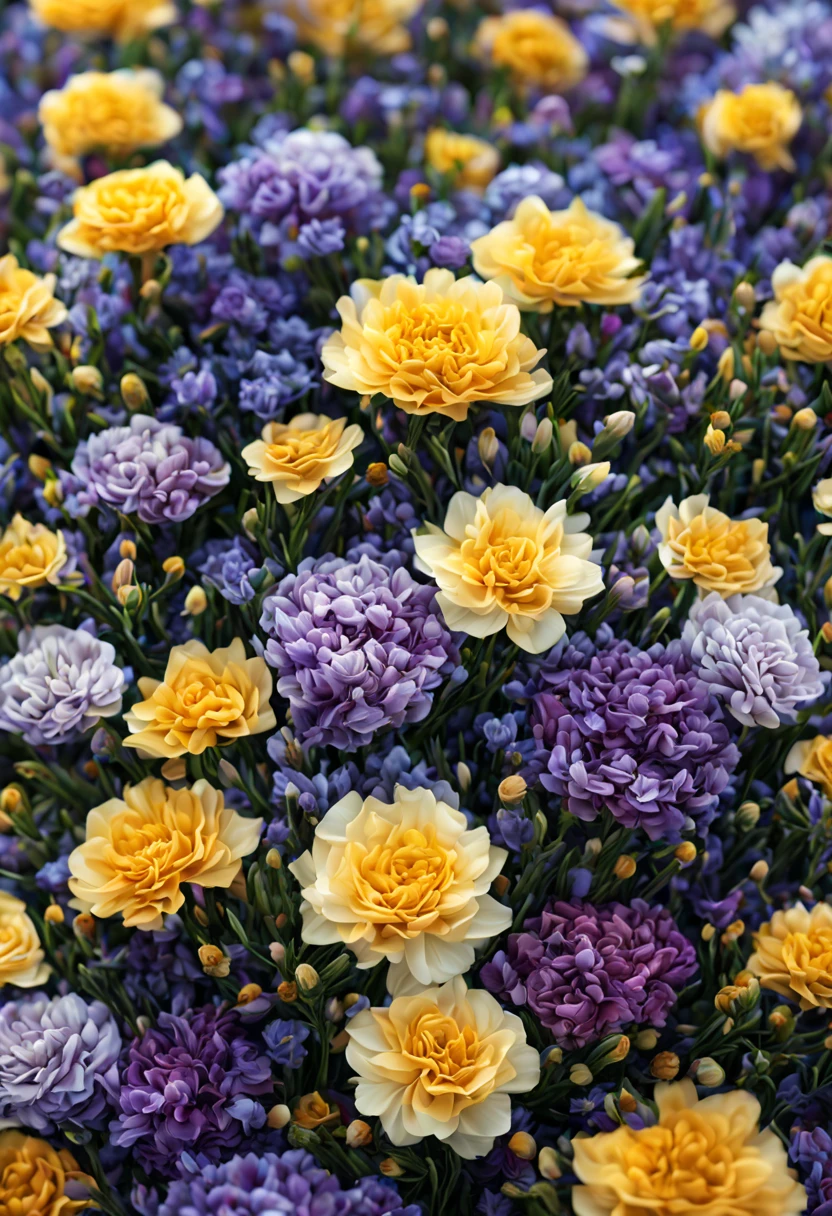     Sea of purple cypress flowers(no characters) Top view of soft light-colored flowers in a sea of flowers, wide angle depth of field ，Their colors and gestures add a beautiful touch to nature. Super detailed.,Clear pattern,beautiful,artwork,masterpiece,Master-produced photo-realistic highly detailed digital art，fantasy art behavior，surreal
