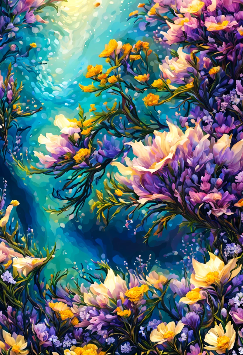     Sea of purple cypress flowers(no characters) Top view of soft light-colored flowers in a sea of flowers, wide angle depth of field ，Their colors and gestures add a beautiful touch to nature. Super detailed.,Clear pattern,beautiful,artwork,masterpiece,Master-produced photo-realistic highly detailed digital art，fantasy art behavior，surreal